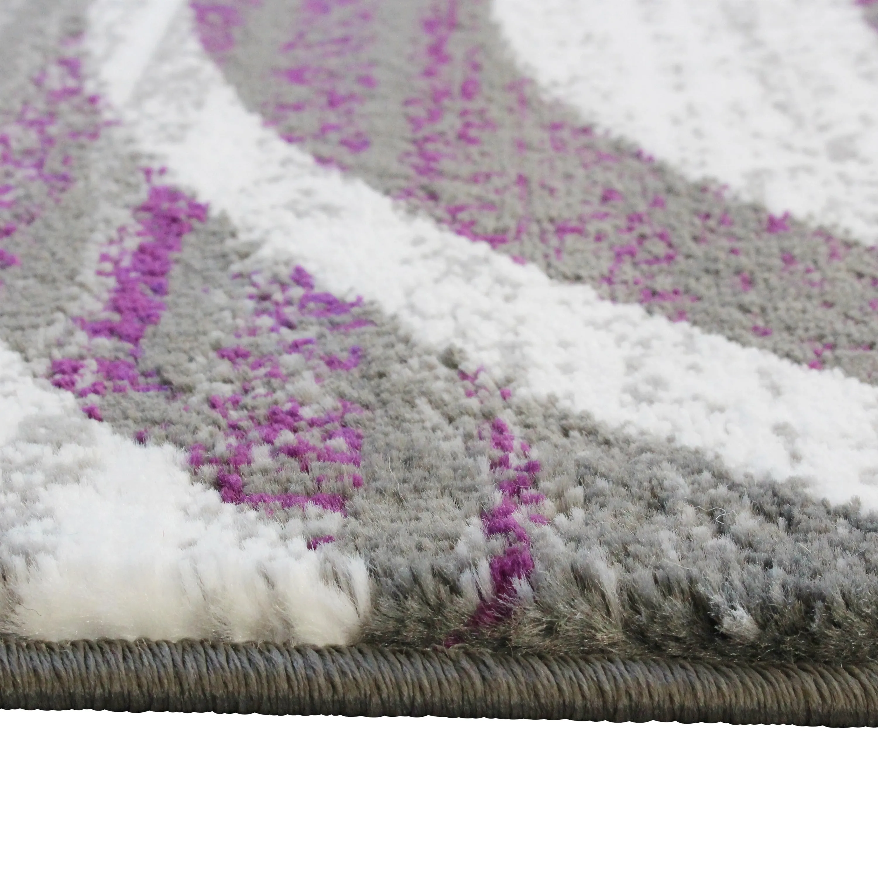 Modern Swirl Design Olefin Area Rug