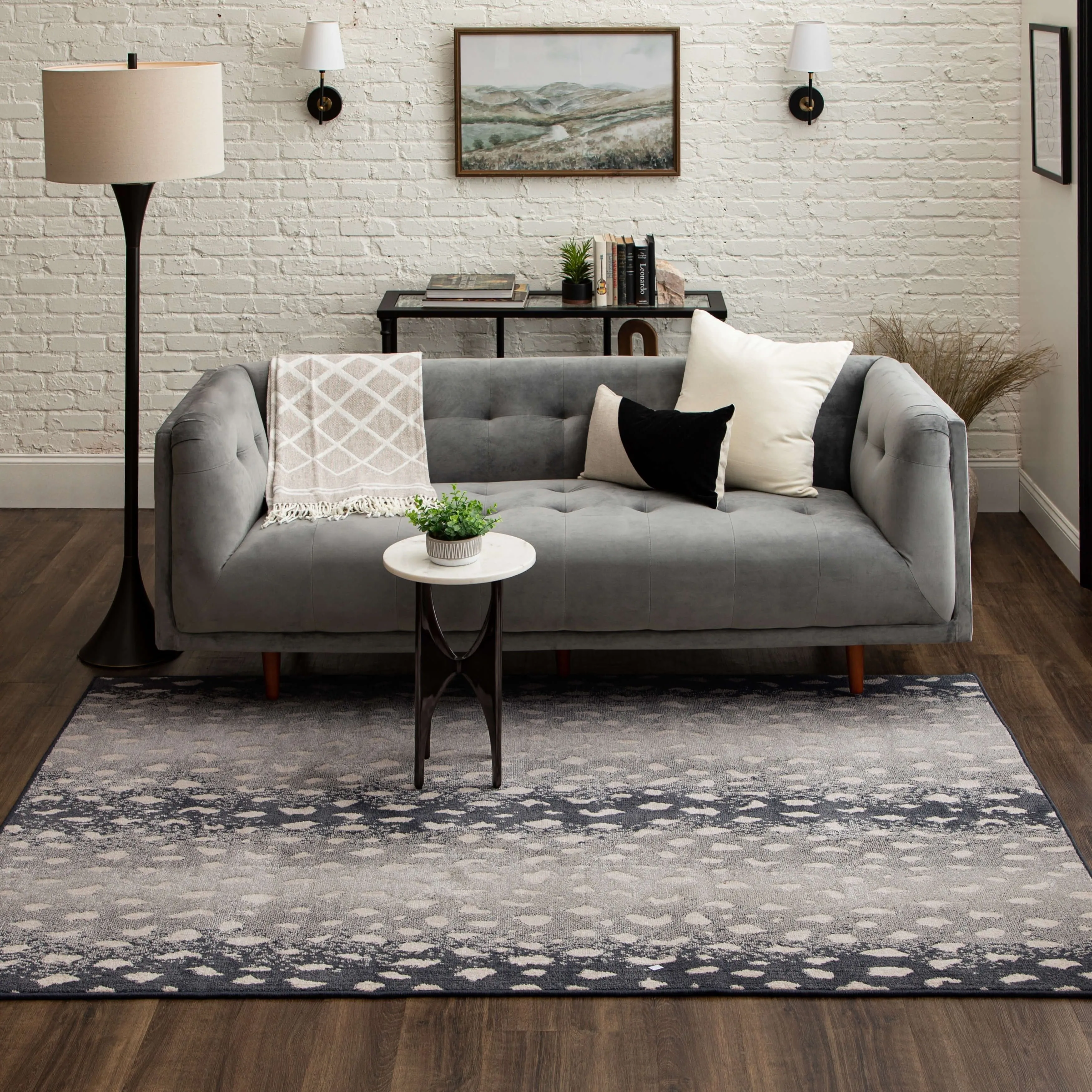 Mohawk Home Cascade Antelope Animal Print Area Rug