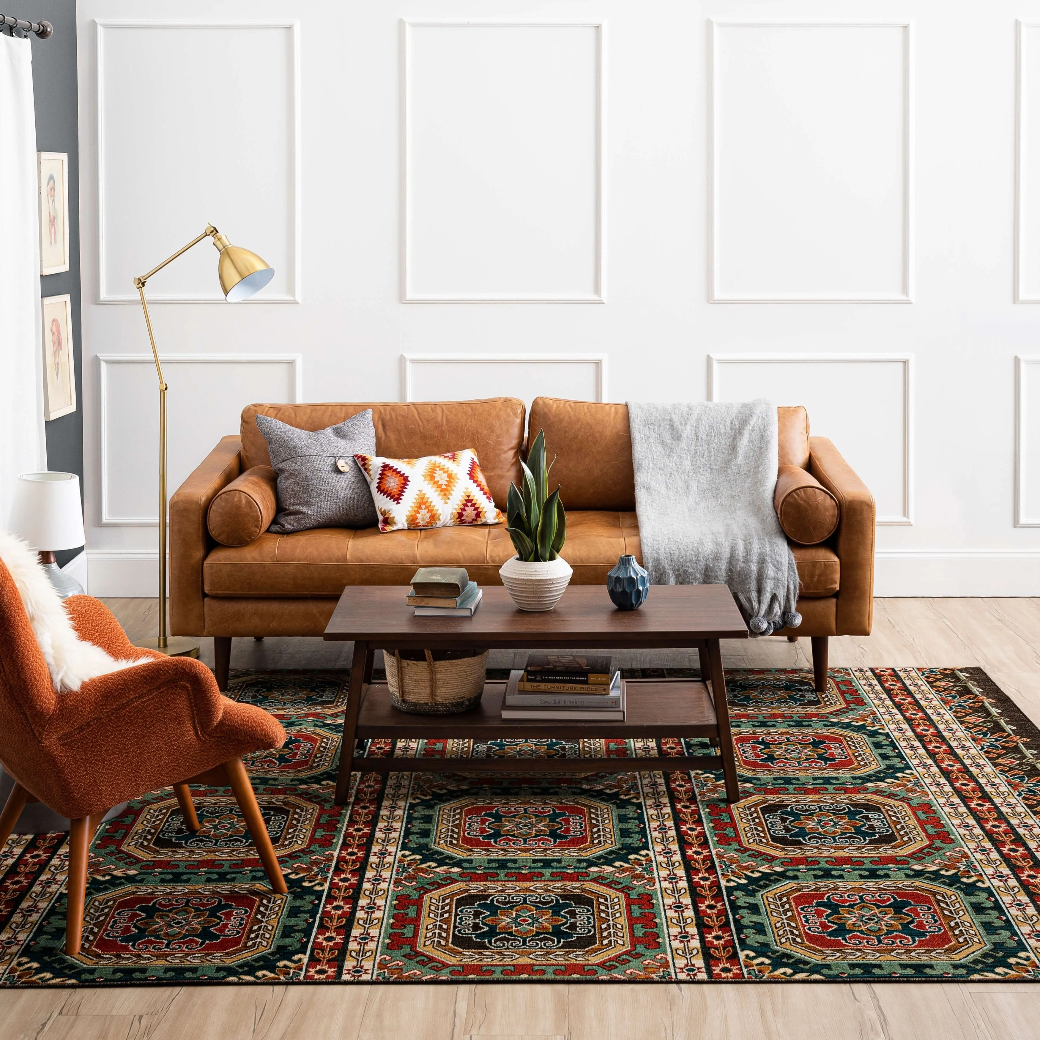 Mohawk Home Neecharles Ornamental Medallion Area Rug