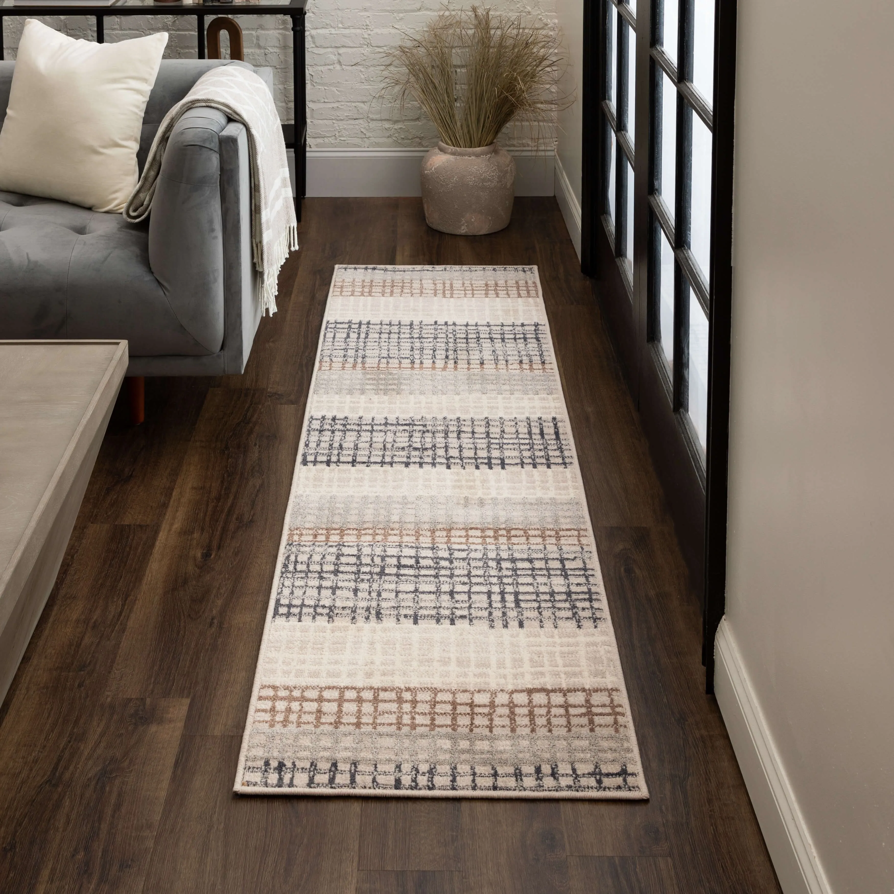 Mohawk Home Reed Abstract Geometric Stripe Area Rug