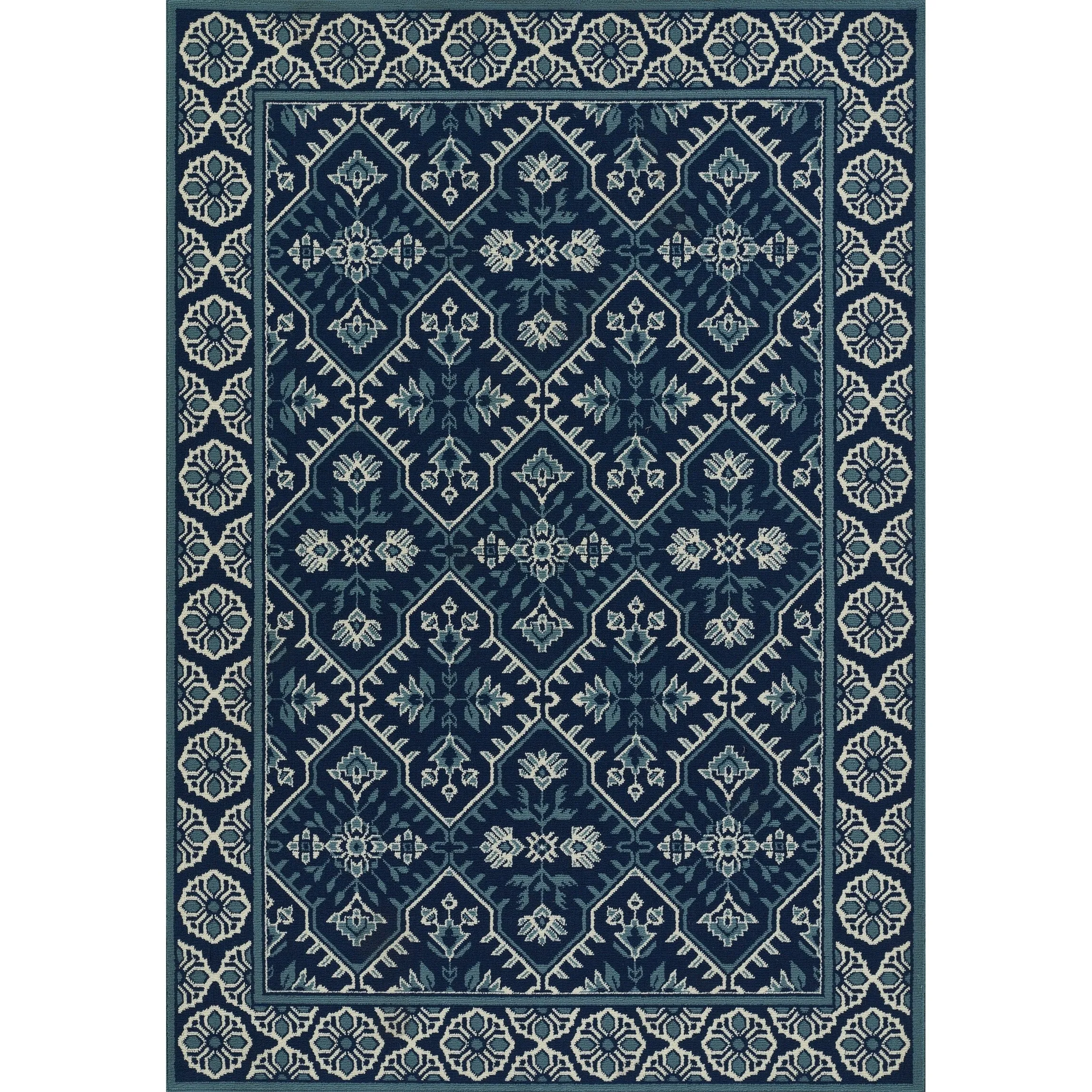 Momeni Baja Geometric Indoor Outdoor Rug