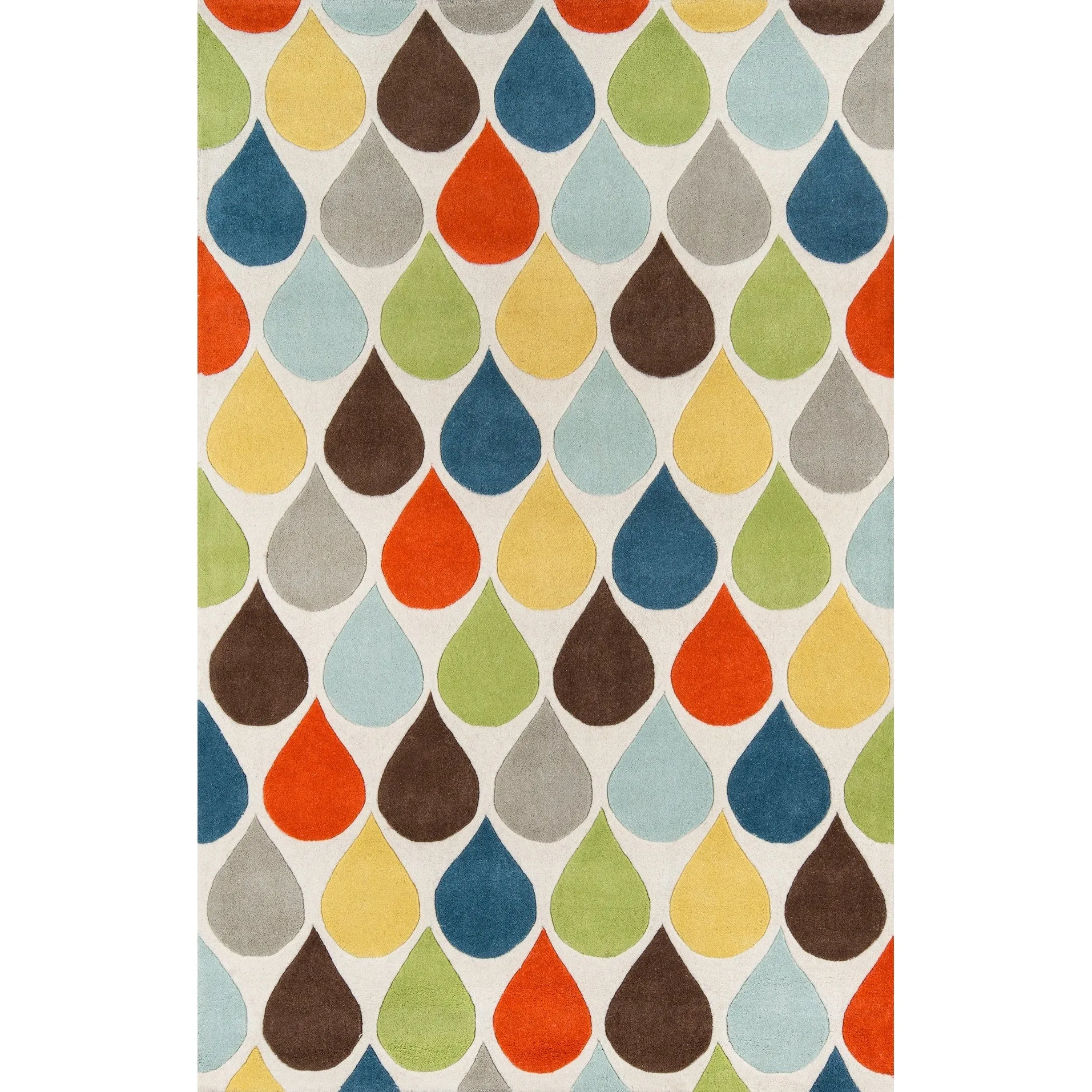 Momeni Delhi Hand Tufted Wool Contemporary Geometric Area Rug