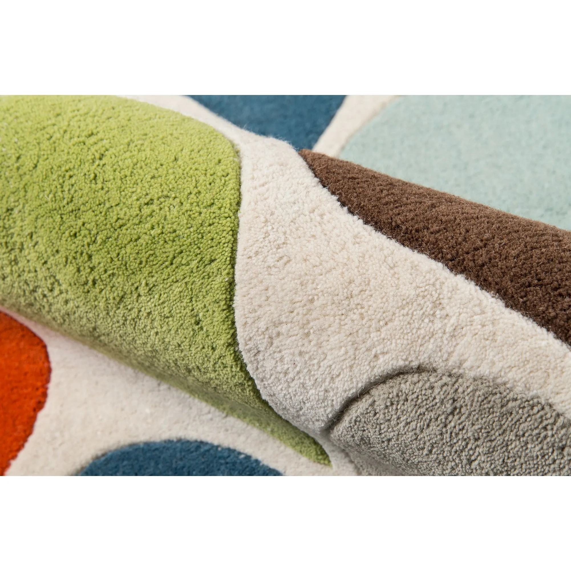 Momeni Delhi Hand Tufted Wool Contemporary Geometric Area Rug