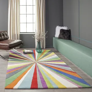 Momeni Delhi Hand Tufted Wool Contemporary Striped Area Rug