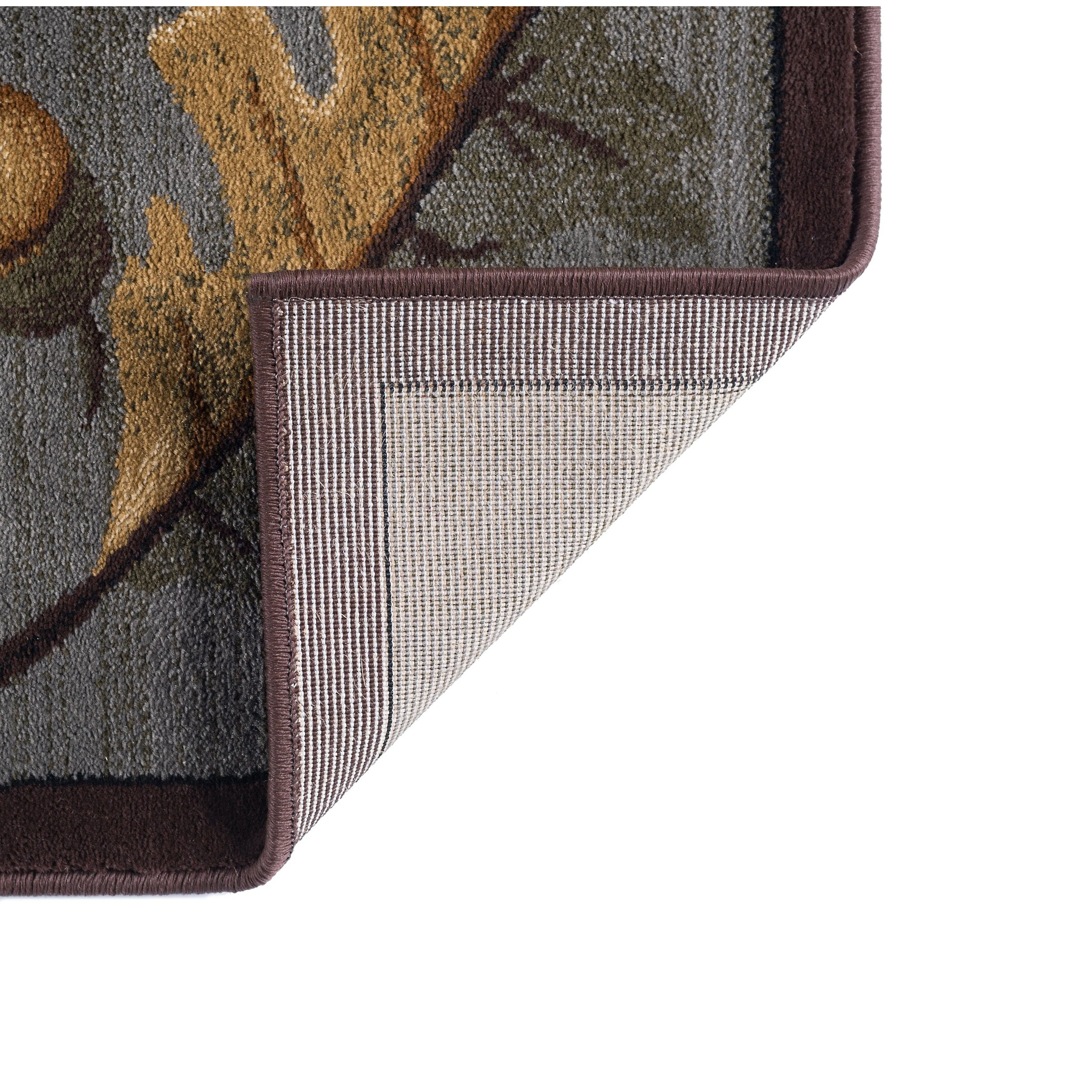 Natural Lodge Novelty Graphic Indoor Area Rug