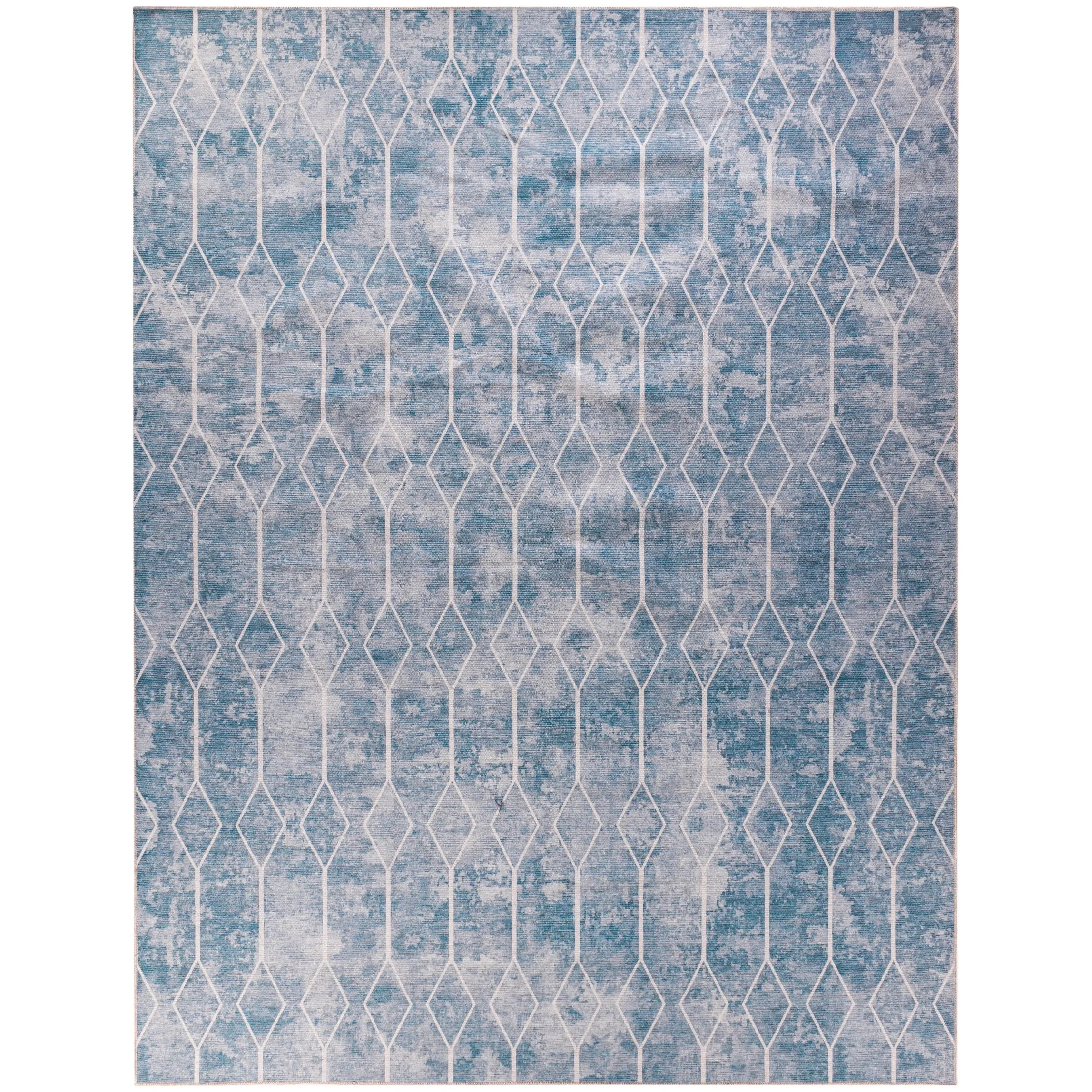 New Concept Washables Indoor only Geometric Machine Washable Area Rug
