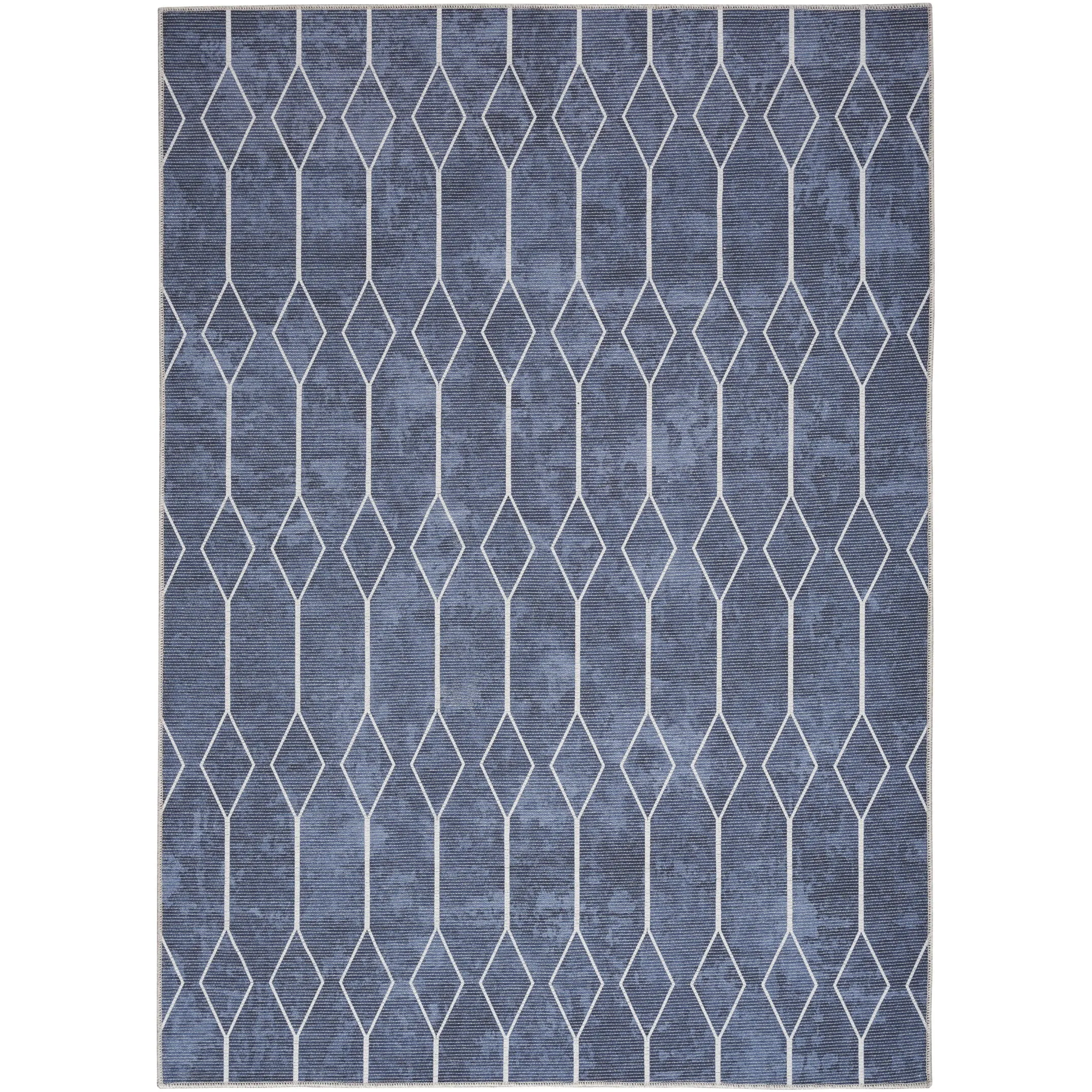 New Concept Washables Indoor only Geometric Machine Washable Area Rug