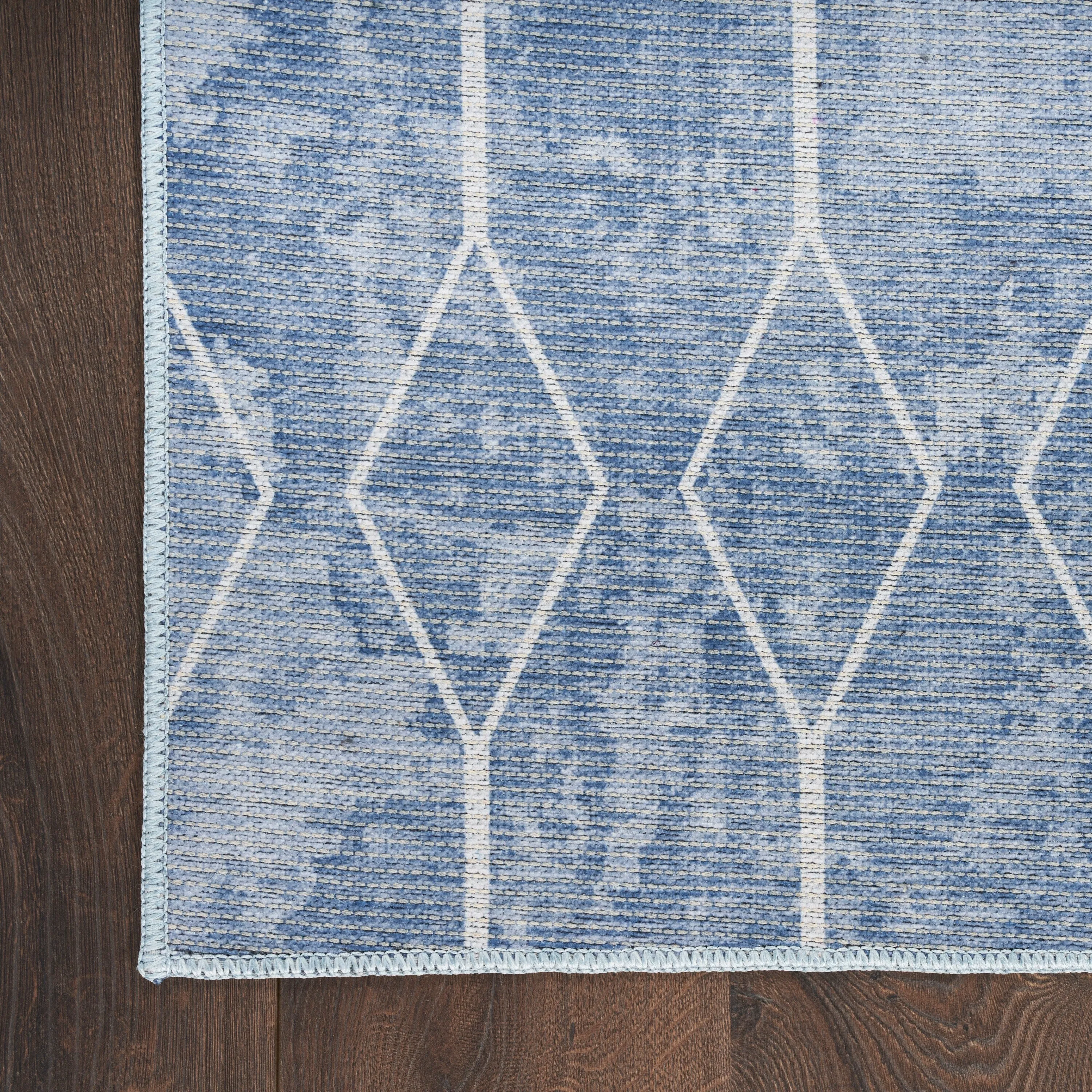 New Concept Washables Indoor only Geometric Machine Washable Area Rug
