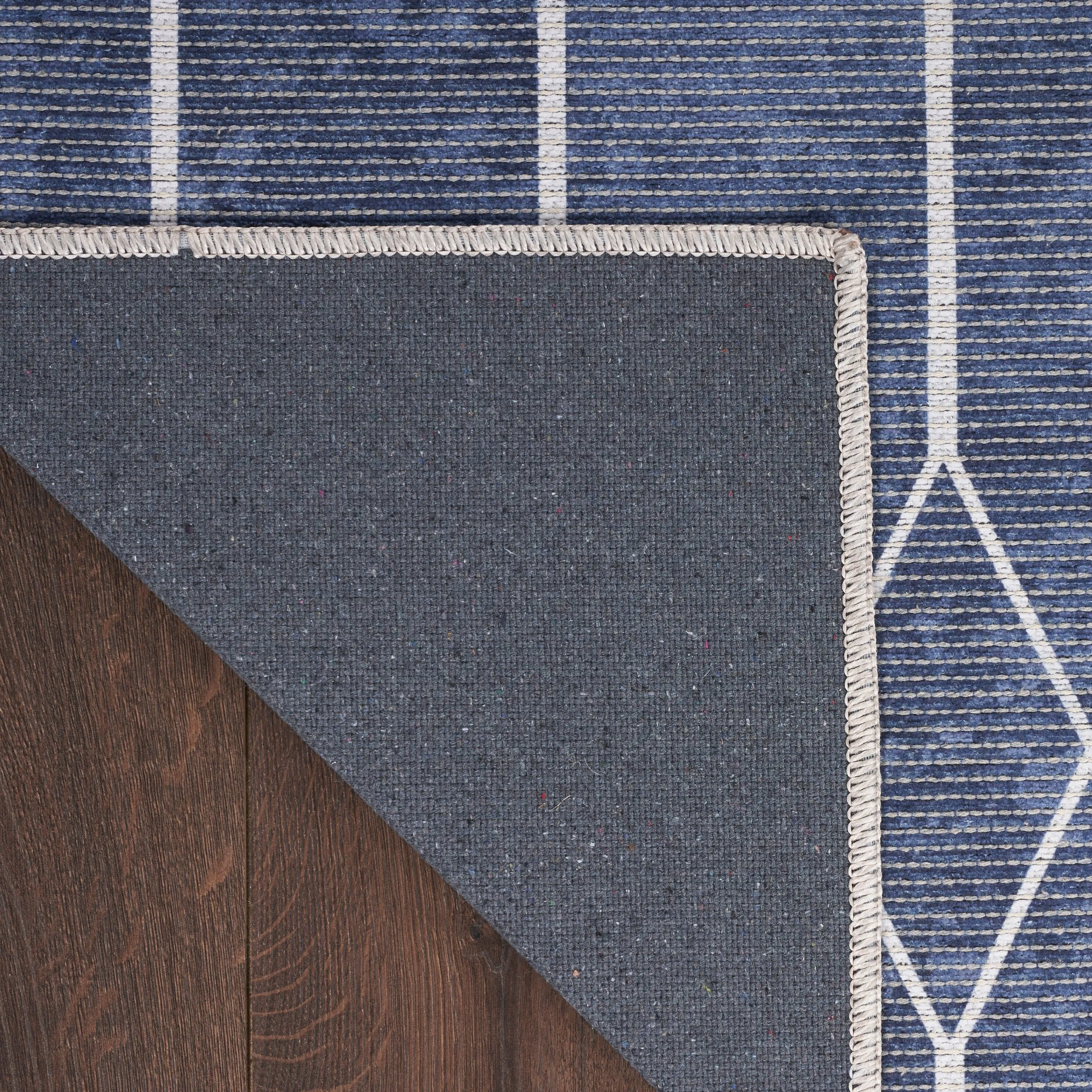 New Concept Washables Indoor only Geometric Machine Washable Area Rug