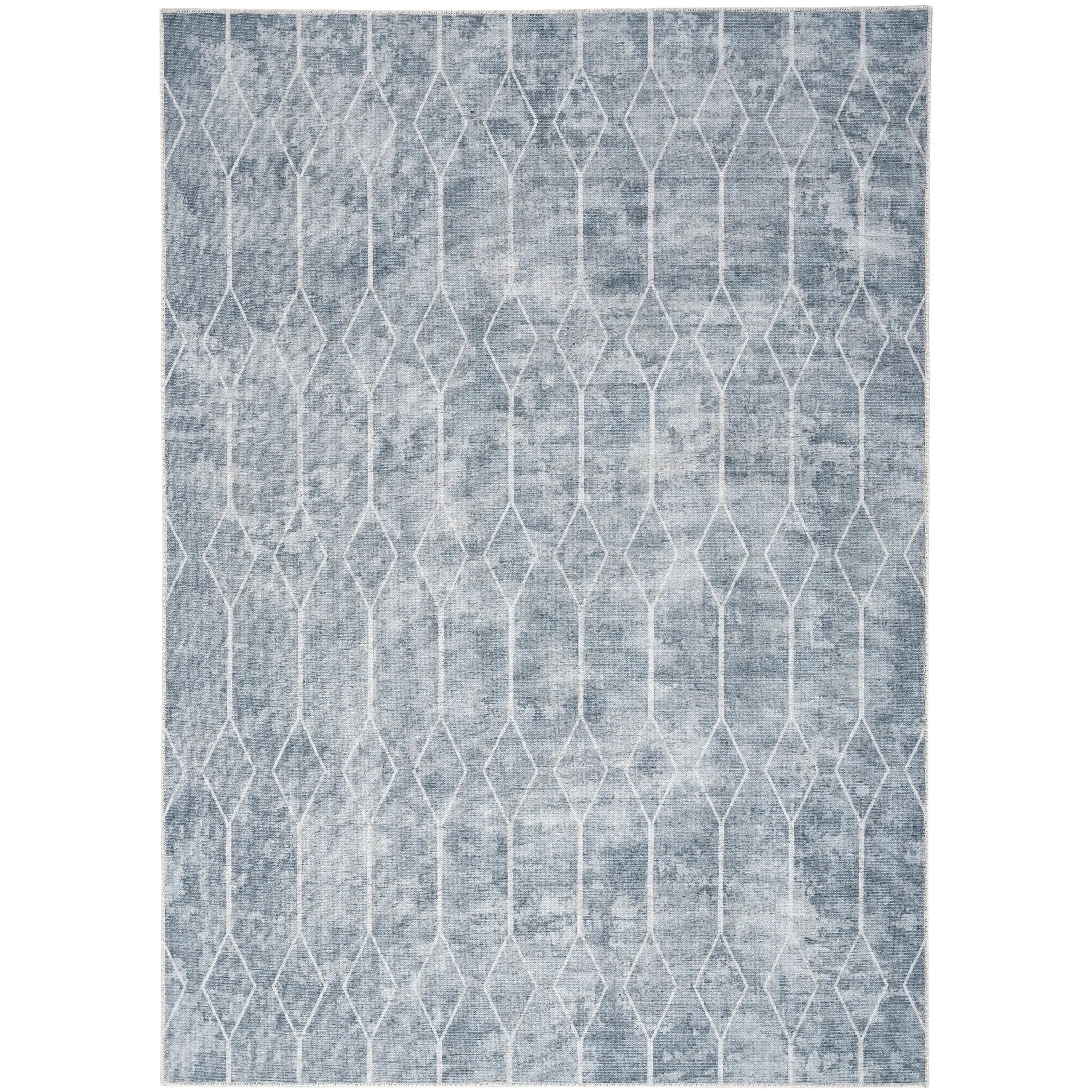 New Concept Washables Indoor only Geometric Machine Washable Area Rug