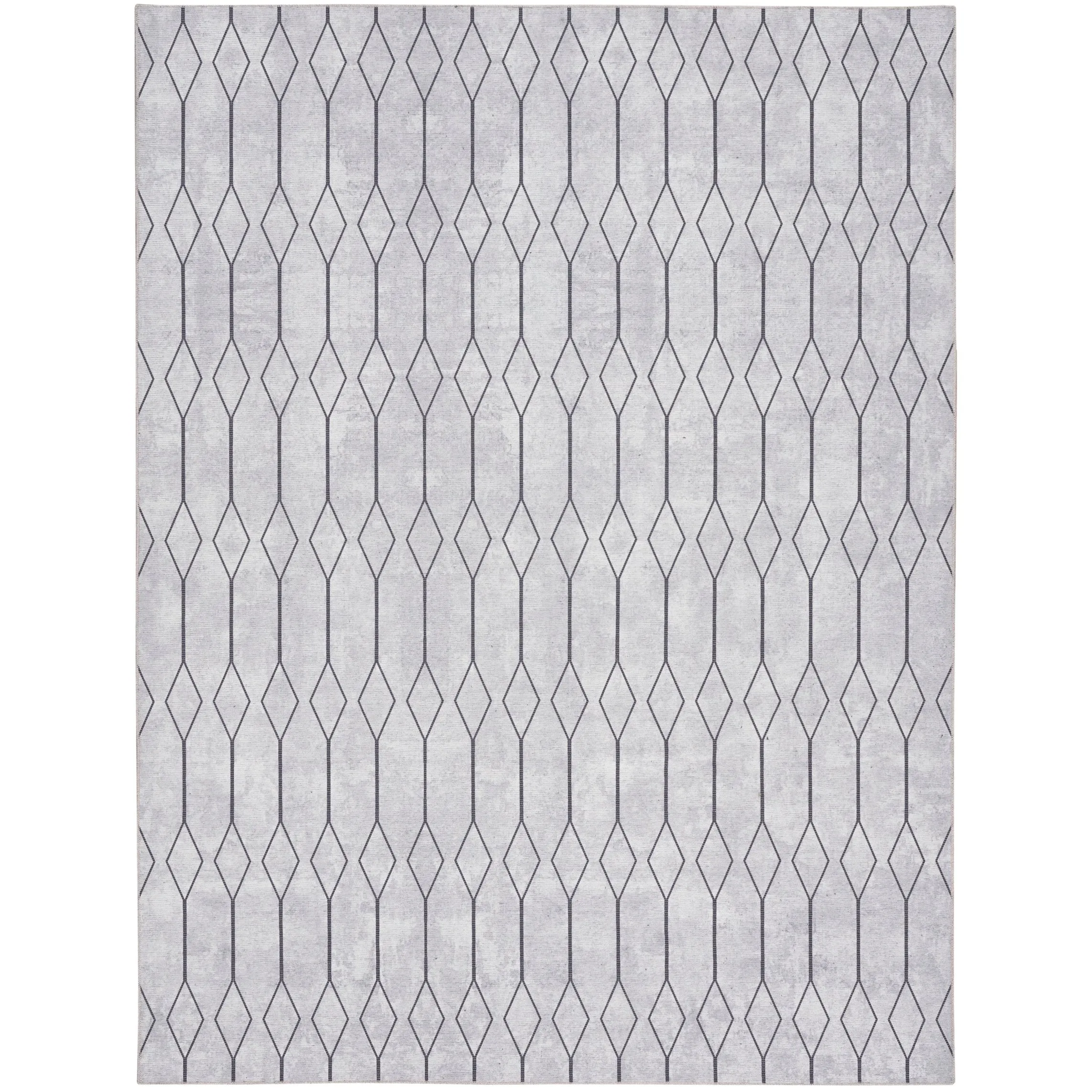New Concept Washables Indoor only Geometric Machine Washable Area Rug