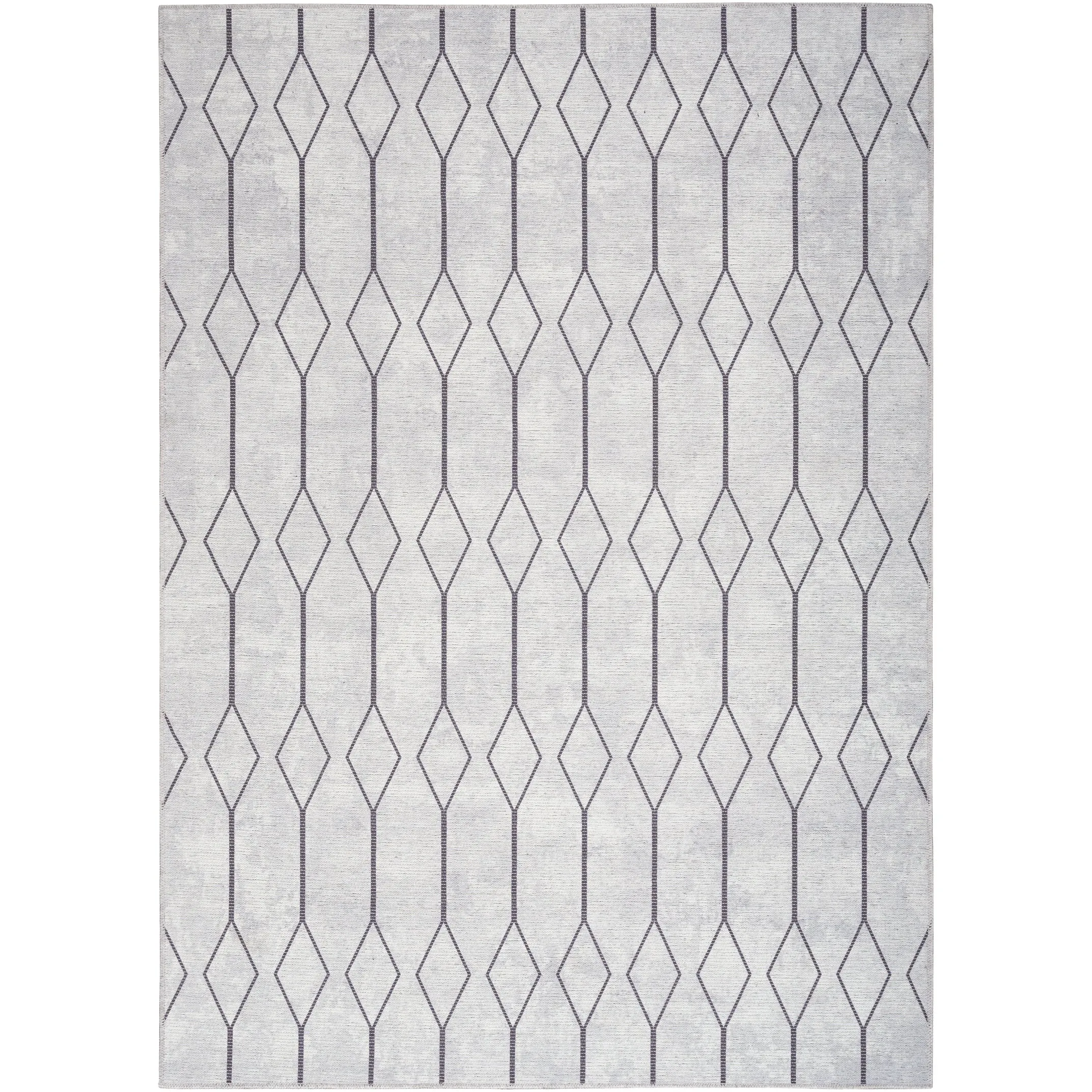 New Concept Washables Indoor only Geometric Machine Washable Area Rug