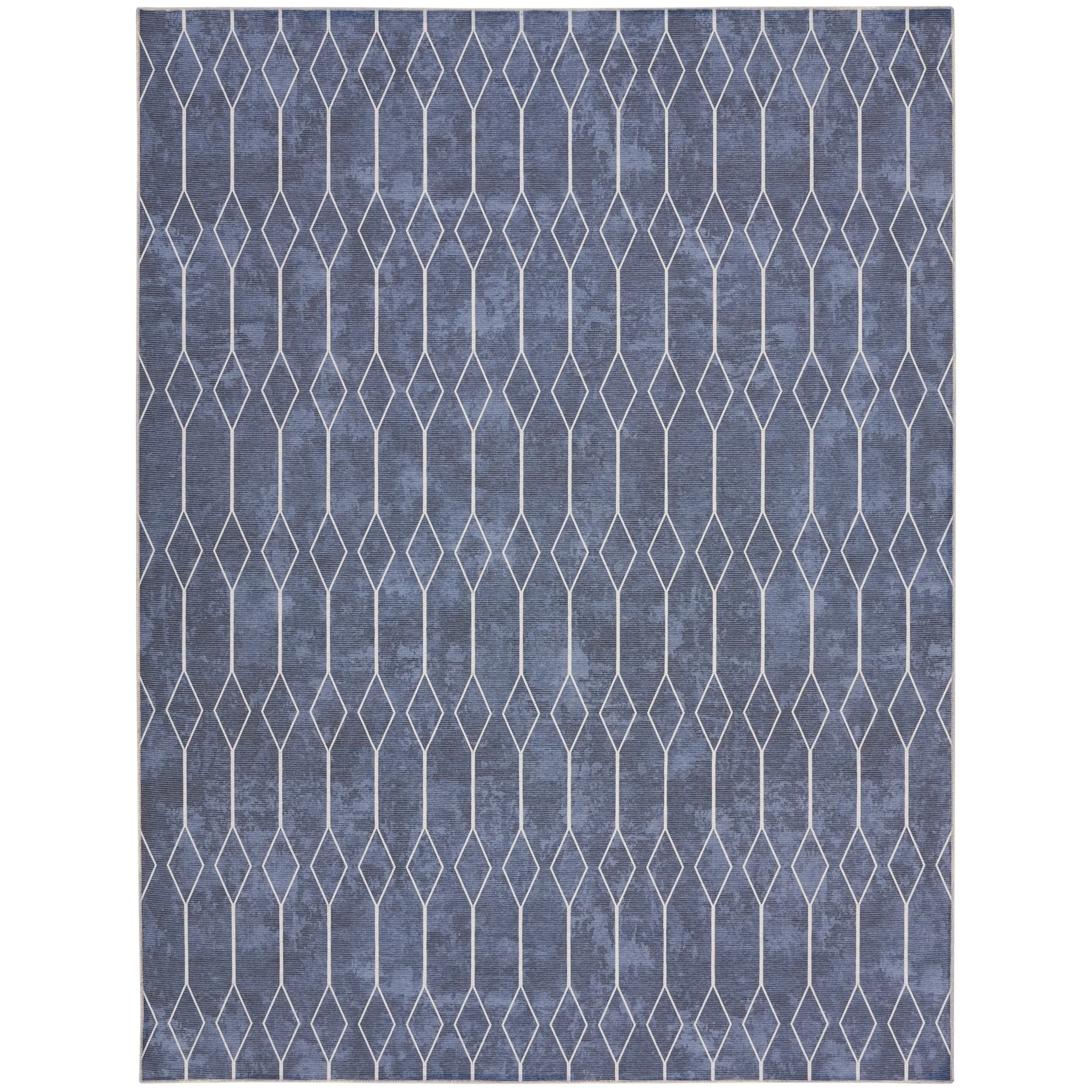 New Concept Washables Indoor only Geometric Machine Washable Area Rug