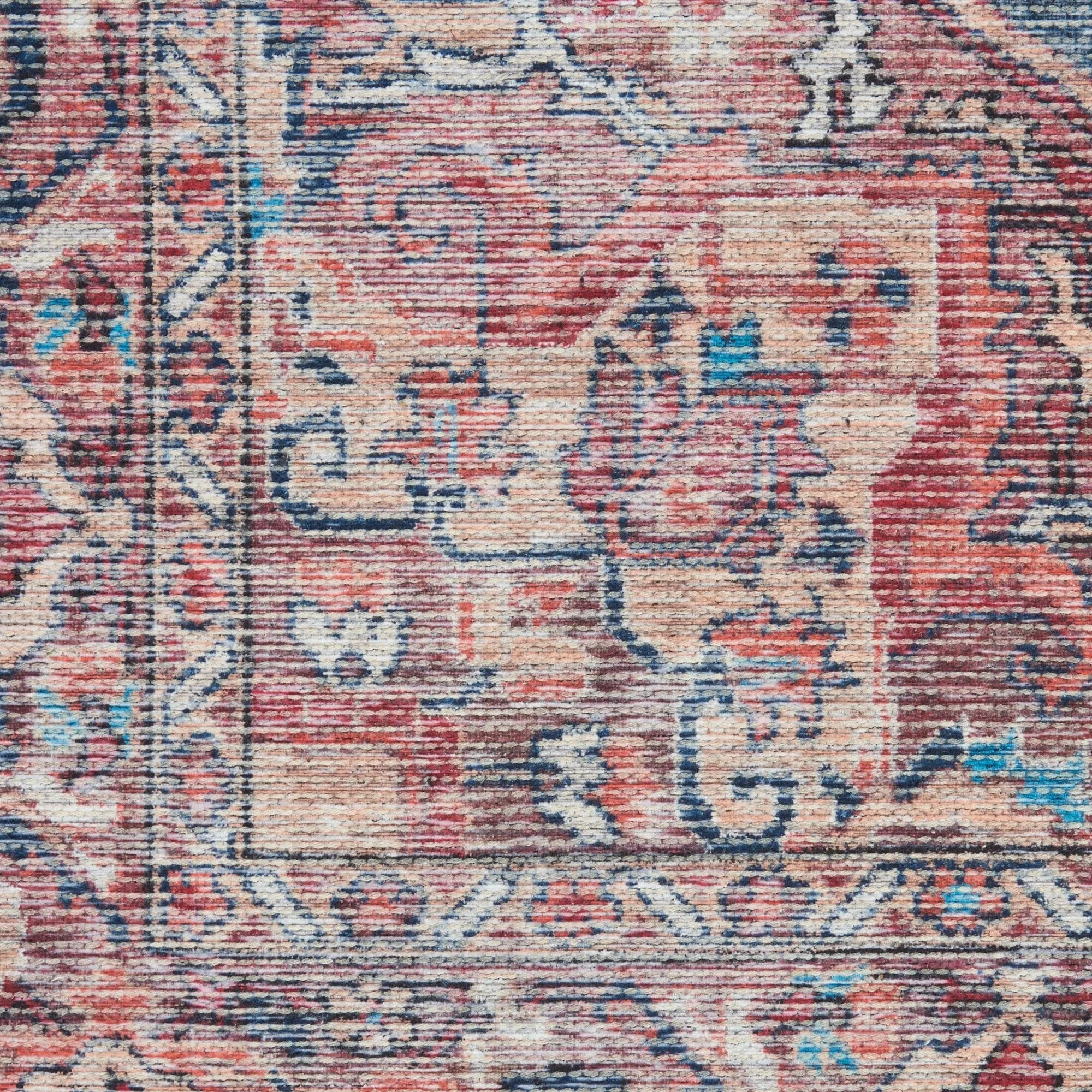 New Concept Washables Persian Boho Machine Washable Area Rug