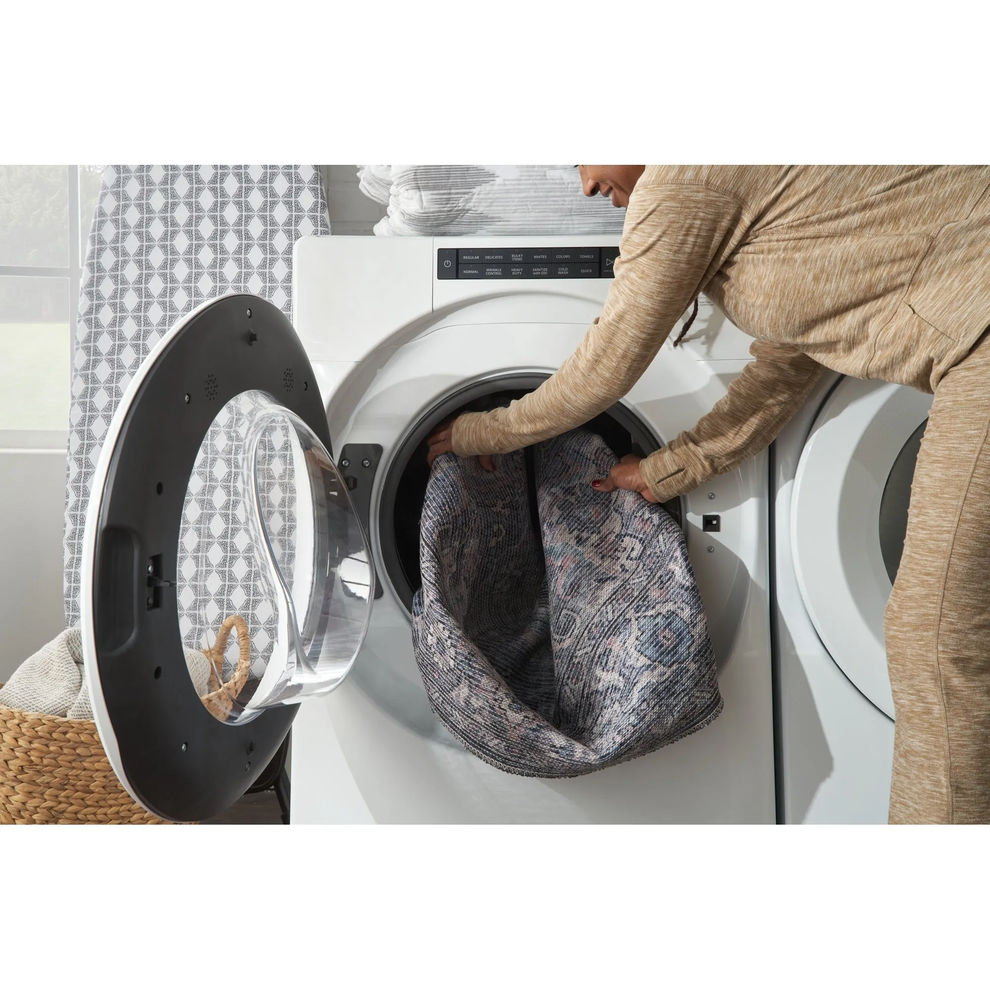 New Concept Washables Persian Boho Machine Washable Area Rug