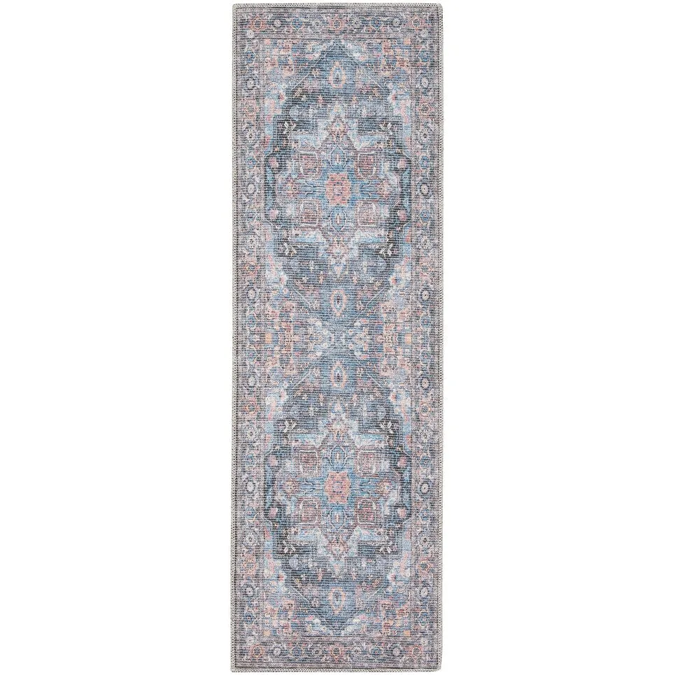 New Concept Washables Persian Boho Machine Washable Area Rug