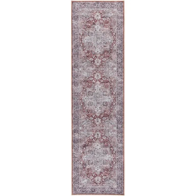 New Concept Washables Persian Boho Machine Washable Area Rug