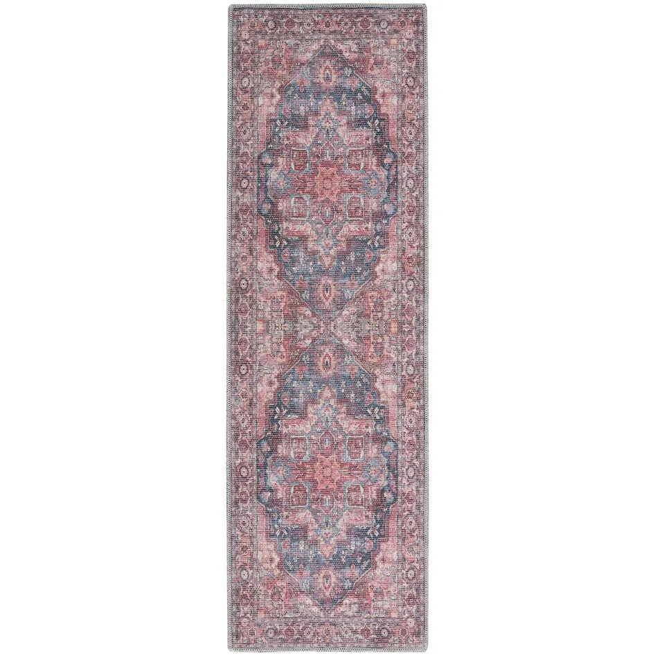 New Concept Washables Persian Boho Machine Washable Area Rug