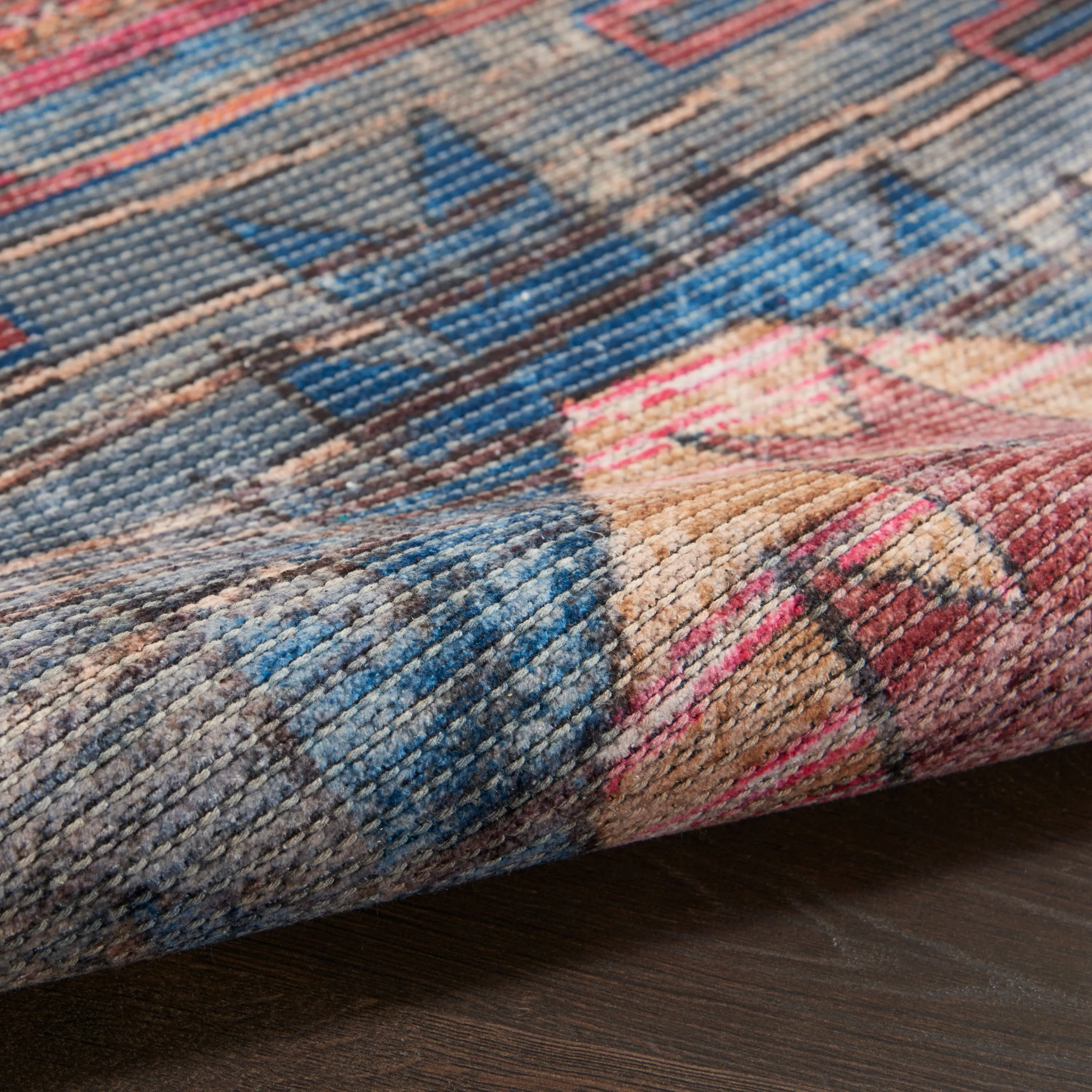 New Concept Washables Southwestern Machine Washable Area Rug