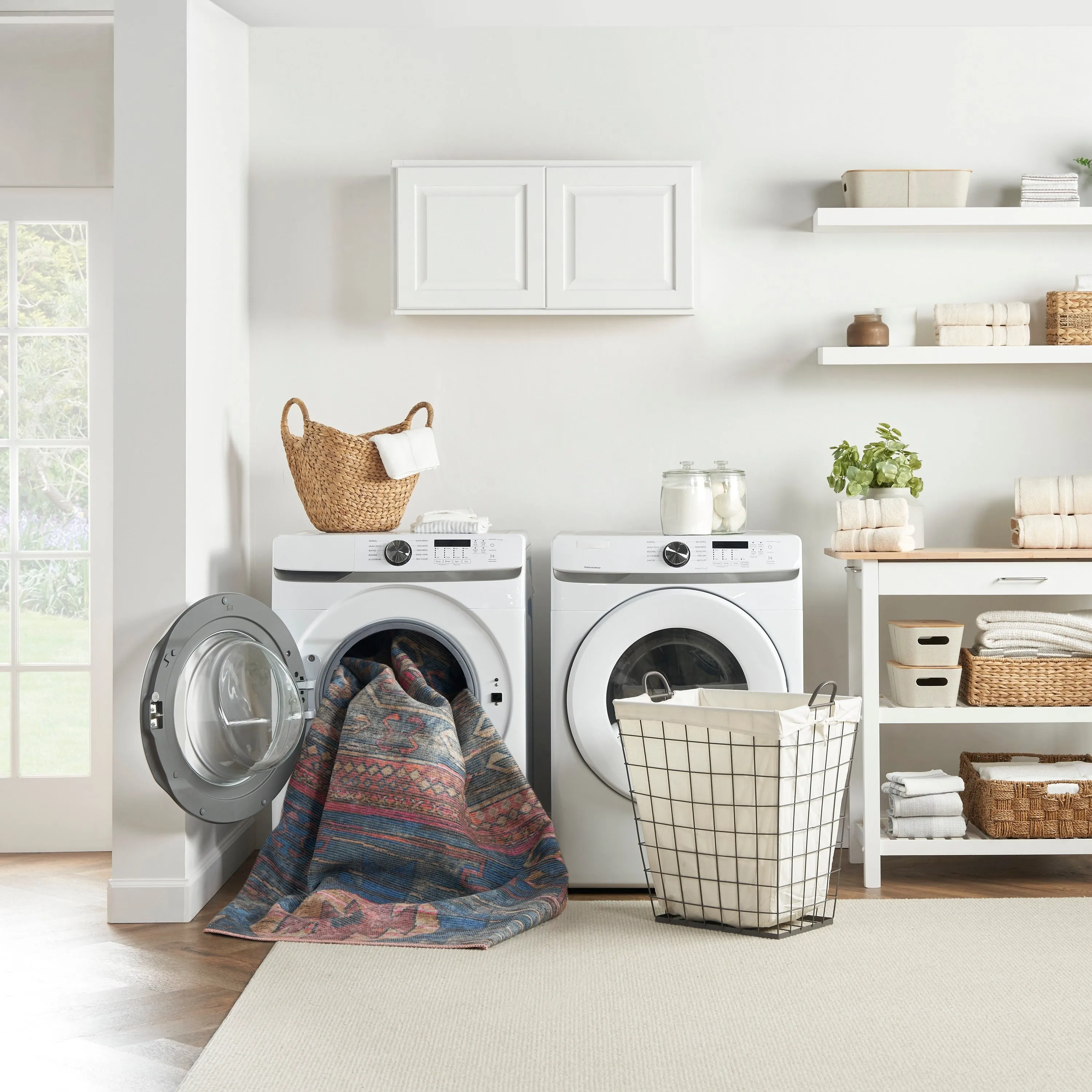 New Concept Washables Southwestern Machine Washable Area Rug