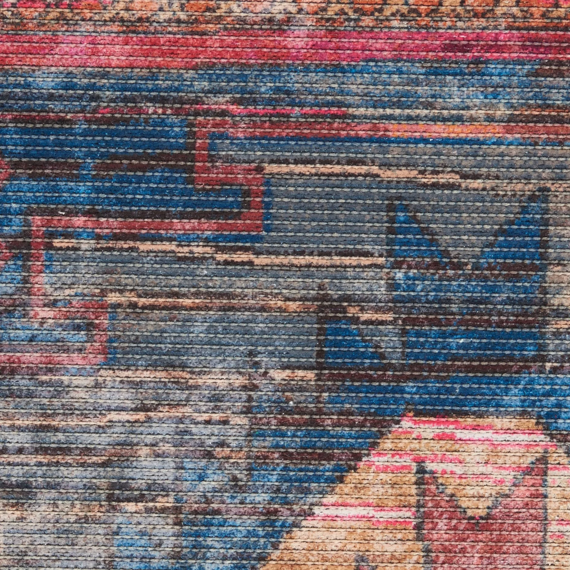 New Concept Washables Southwestern Machine Washable Area Rug