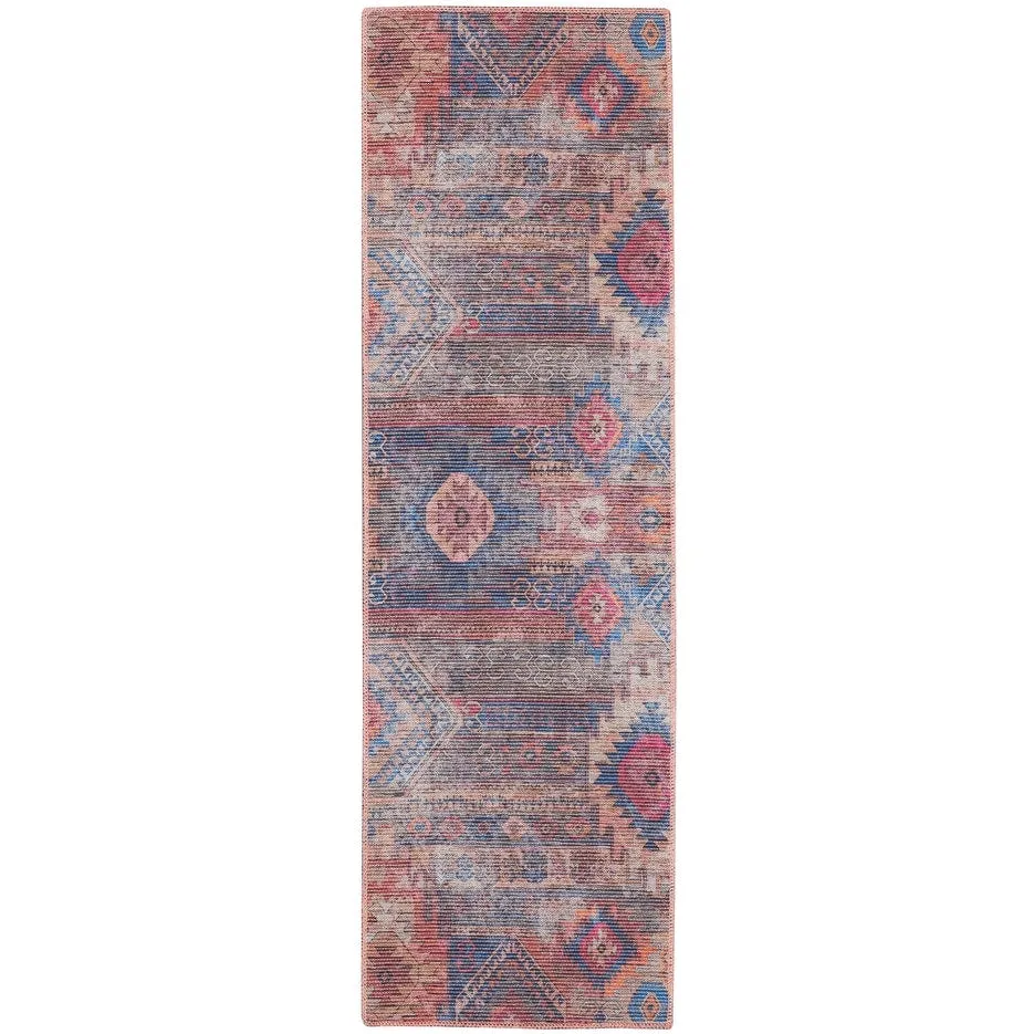 New Concept Washables Southwestern Machine Washable Area Rug