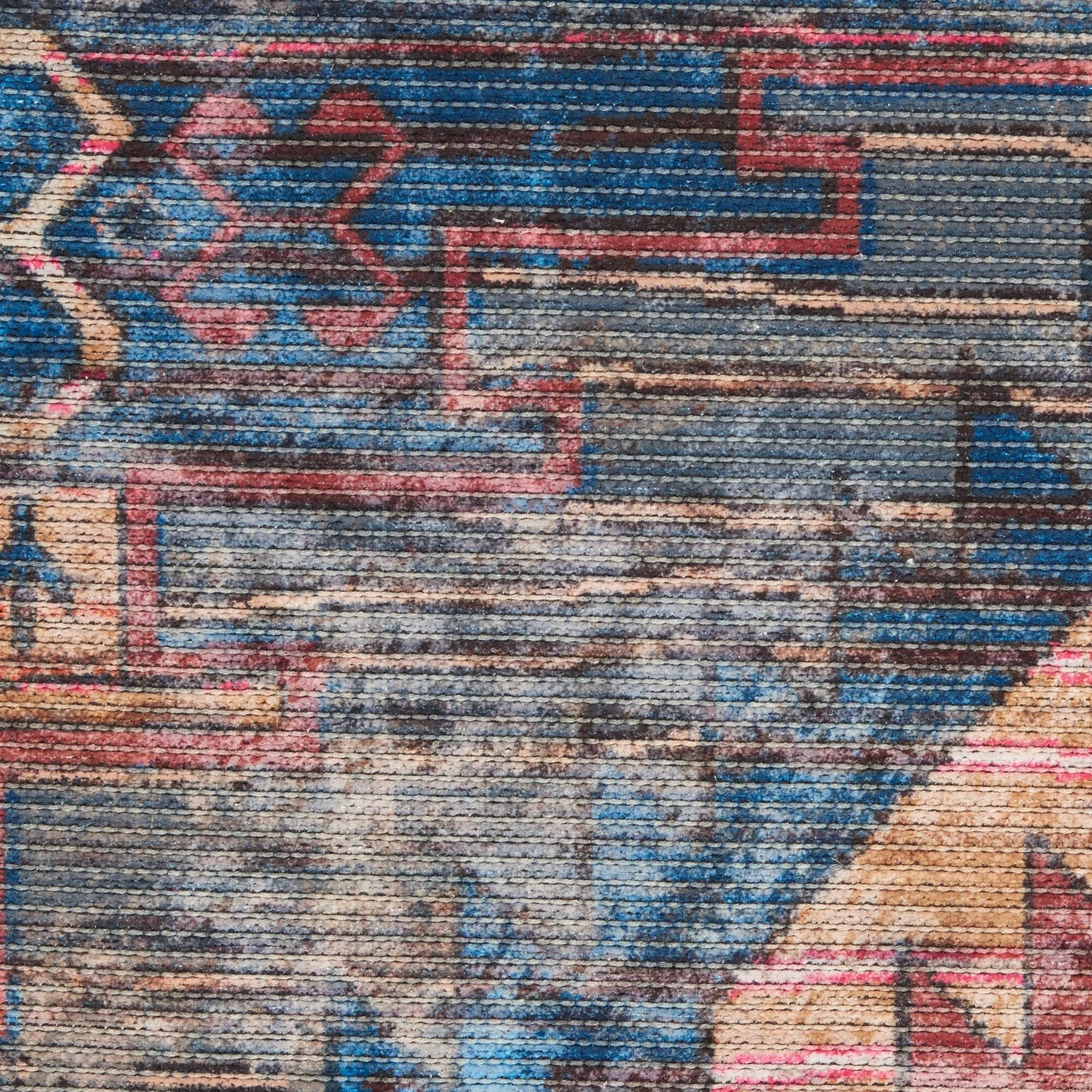 New Concept Washables Southwestern Machine Washable Area Rug