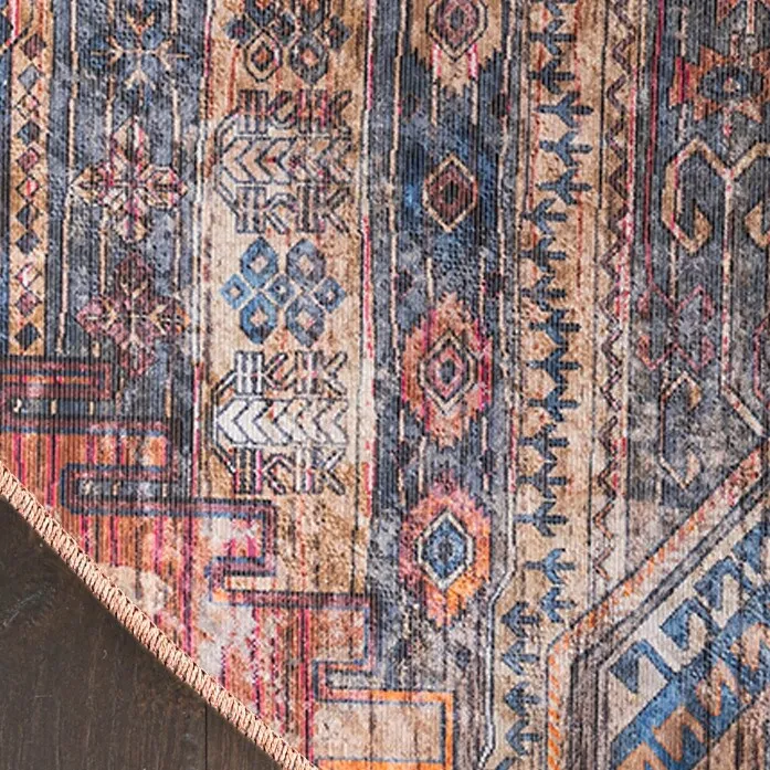 New Concept Washables Southwestern Machine Washable Area Rug