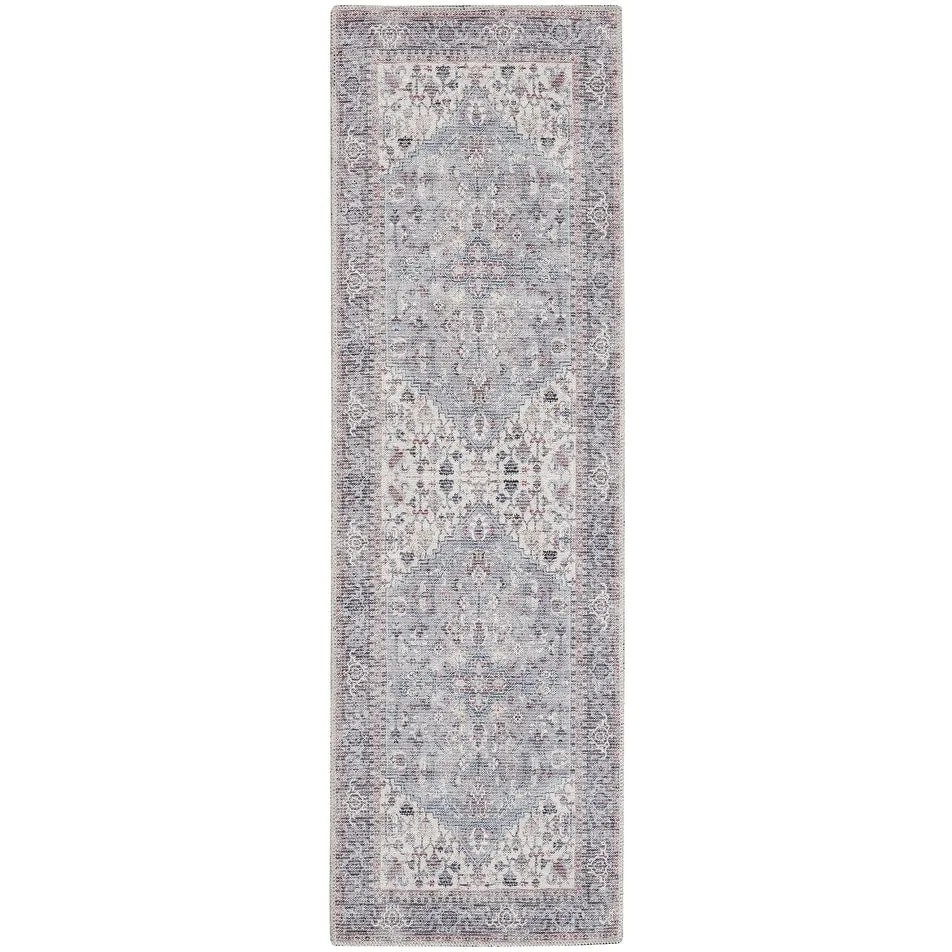 New Concept Washables Vintage Medallion Machine Washable Area Rug