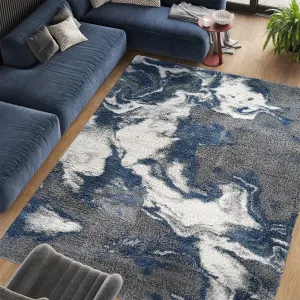 Noori Rug Lux Blake Abstract Modern 2-inch Thick Shag Rug