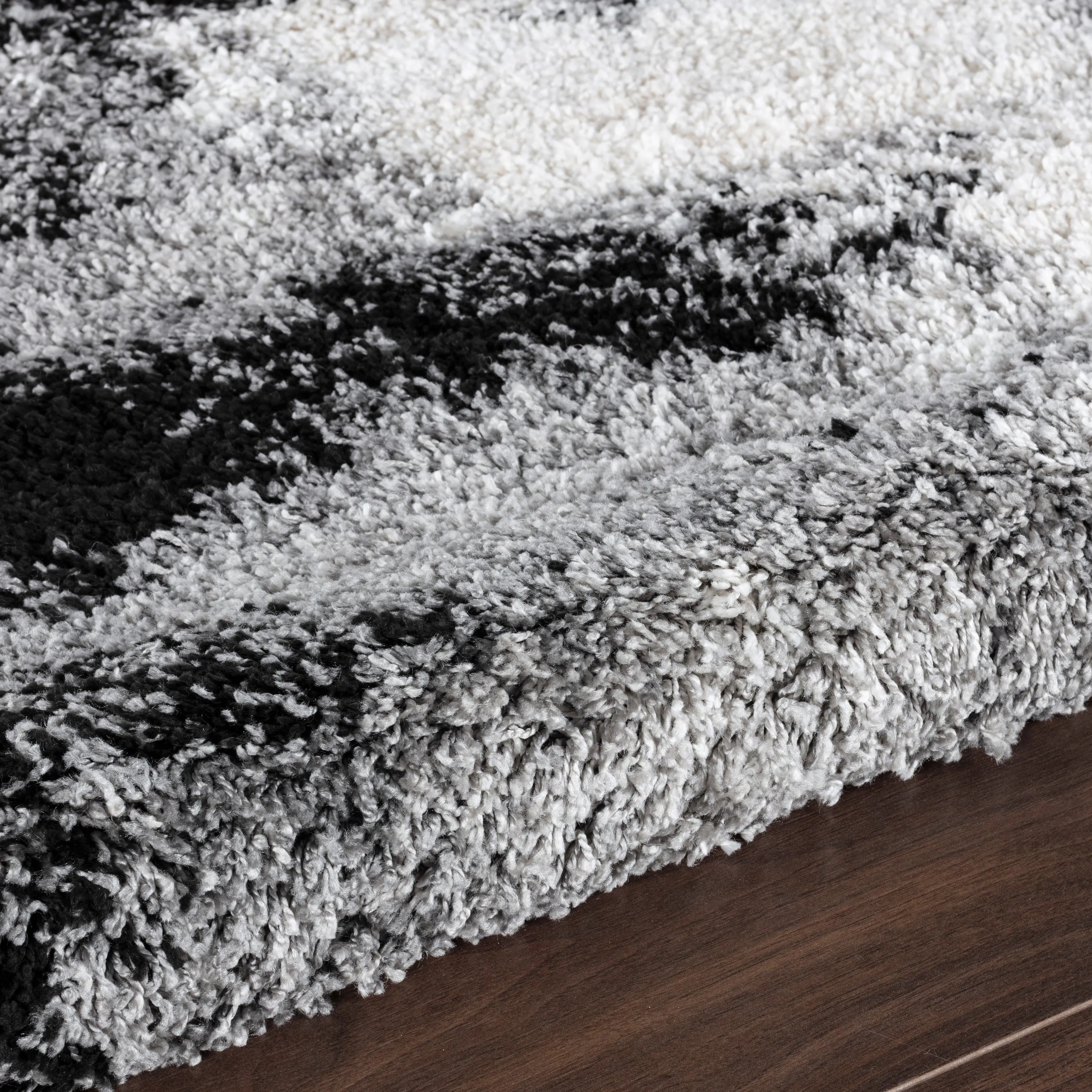 Noori Rug Lux Clark Abstract Modern 2-inch Thick Shag Rug