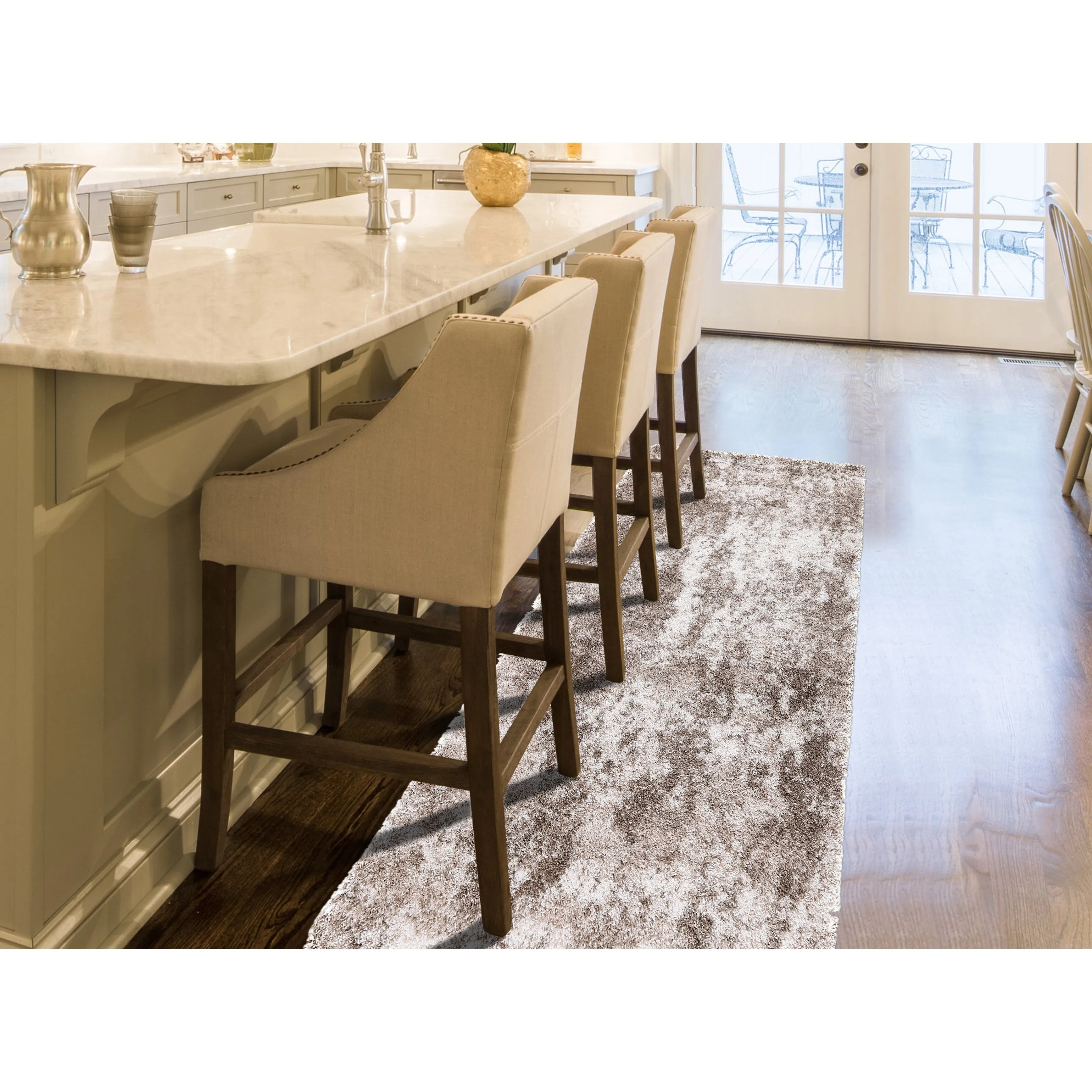 Noori Rug Lux Juno Abstract Modern 2-inch Thick Shag Rug