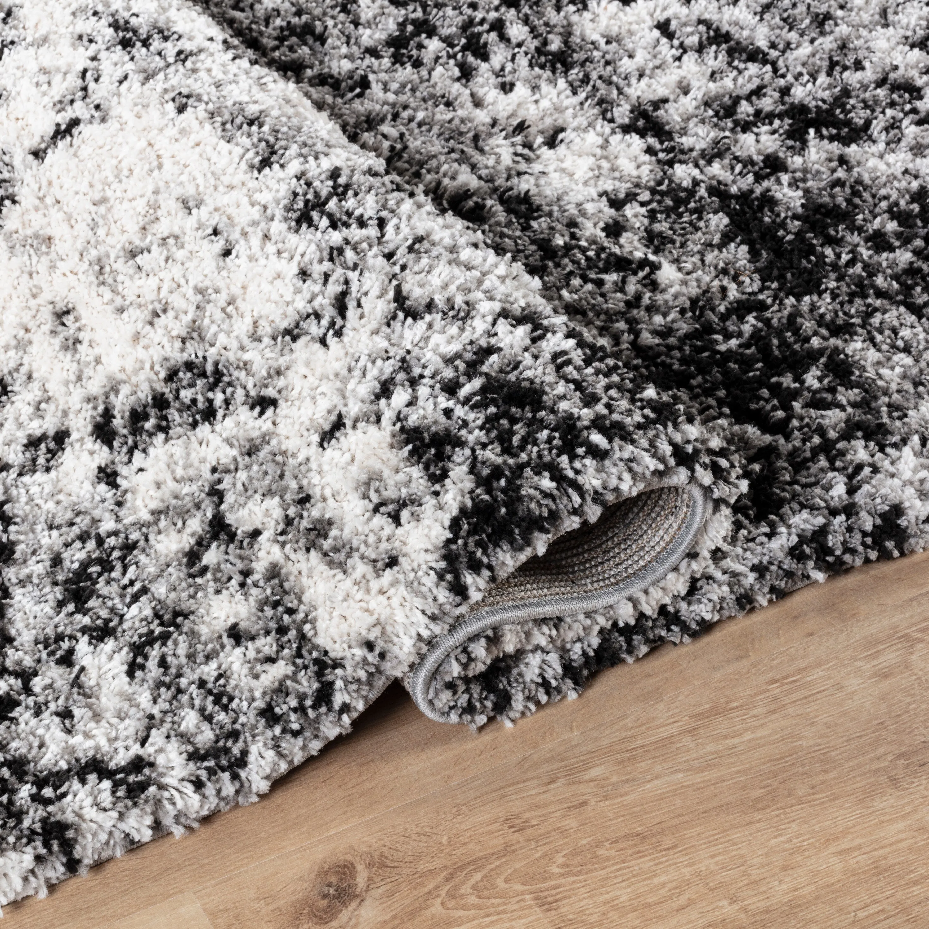 Noori Rug Lux Juno Abstract Modern 2-inch Thick Shag Rug