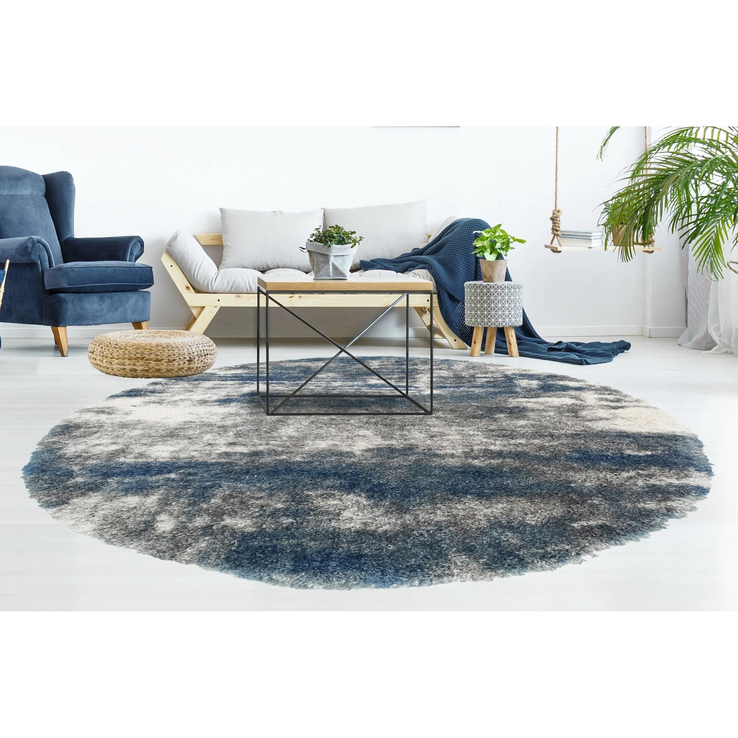 Noori Rug Lux Madison Abstract 2-Inch Shag Area Rug