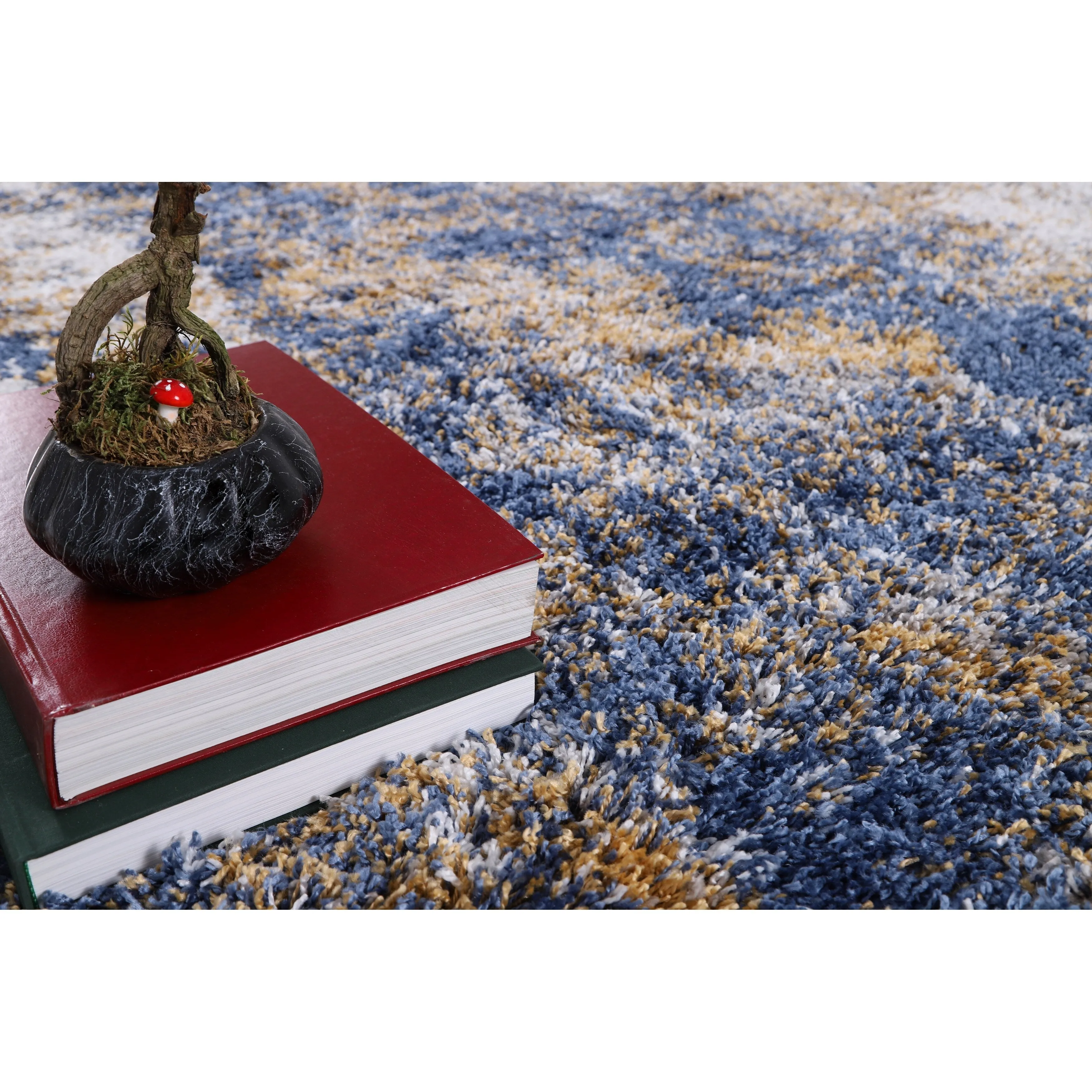 Noori Rug Lux Ridley Abstract Modern 2-inch Thick Shag Rug