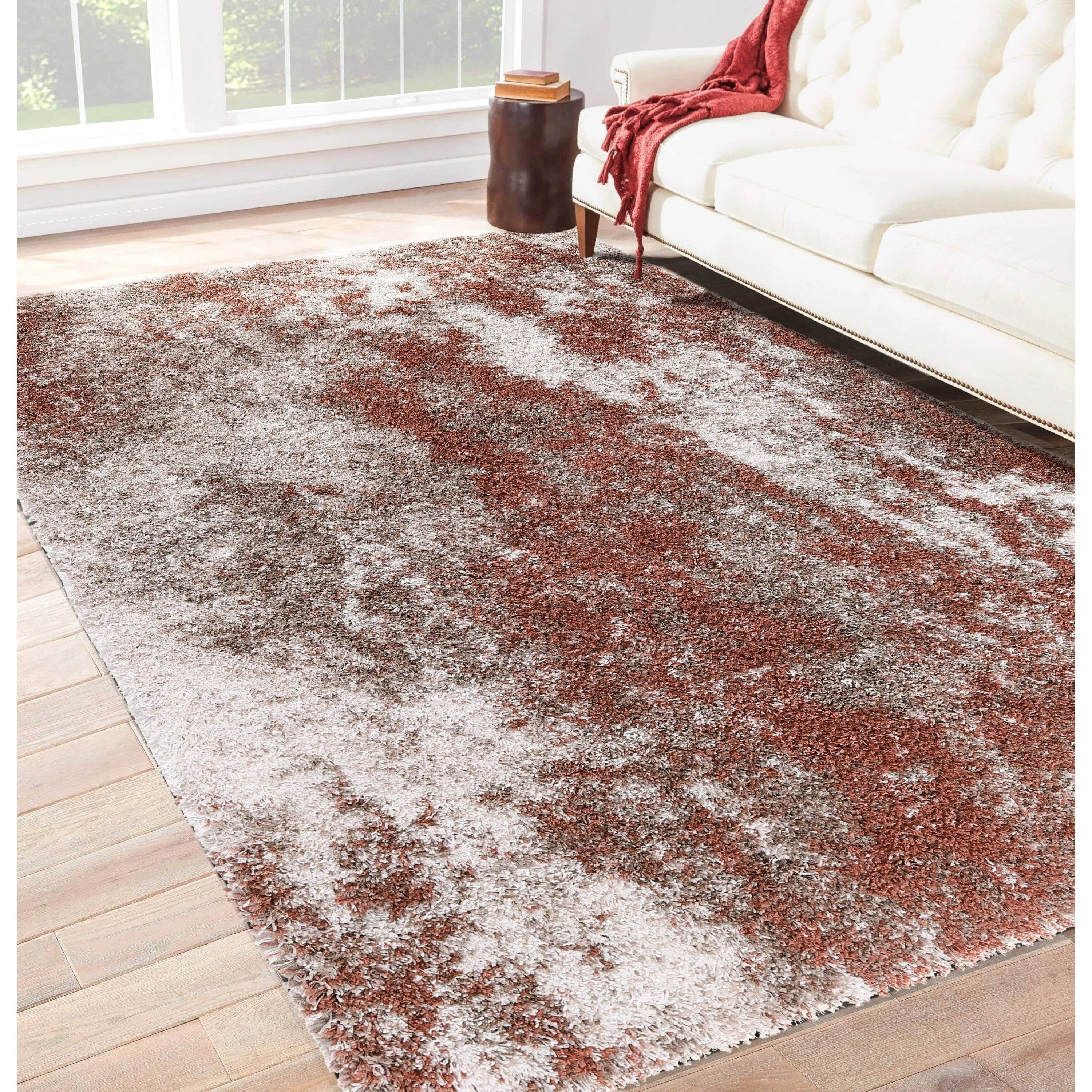 Noori Rug Lux Ridley Abstract Modern 2-inch Thick Shag Rug