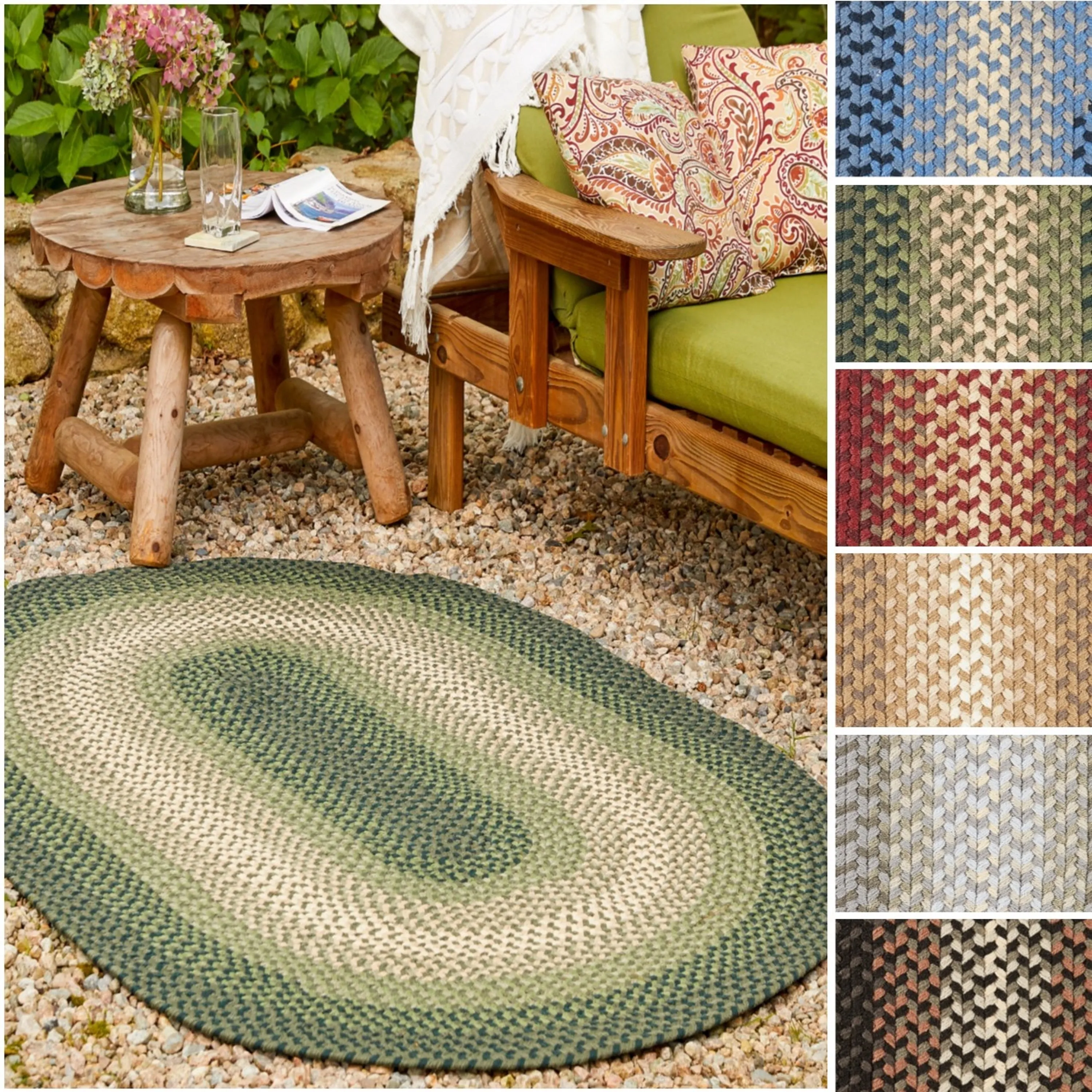 Norfolk Flat-braided Indoor/ Outdoor Rug
