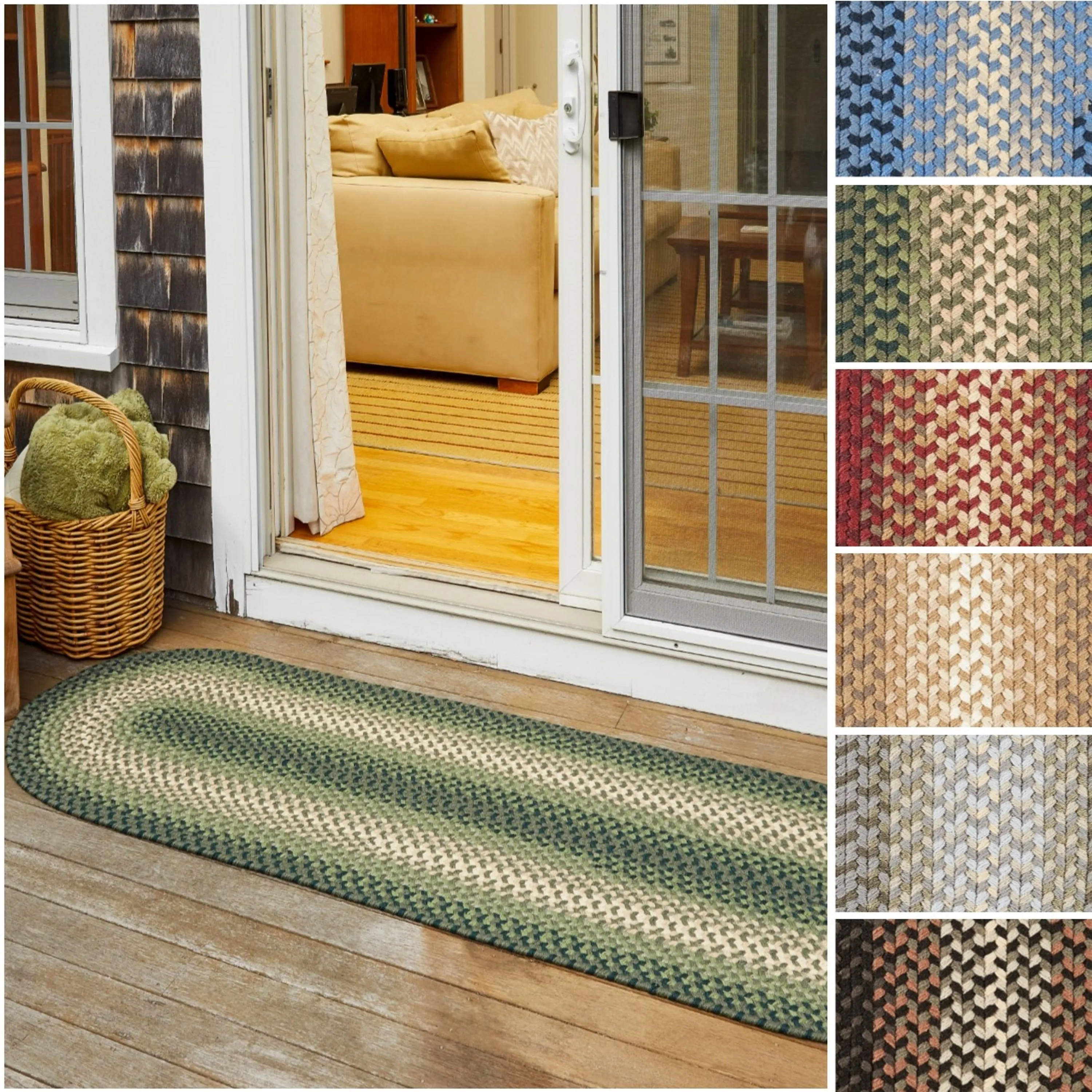 Norfolk Flat-braided Indoor/ Outdoor Rug