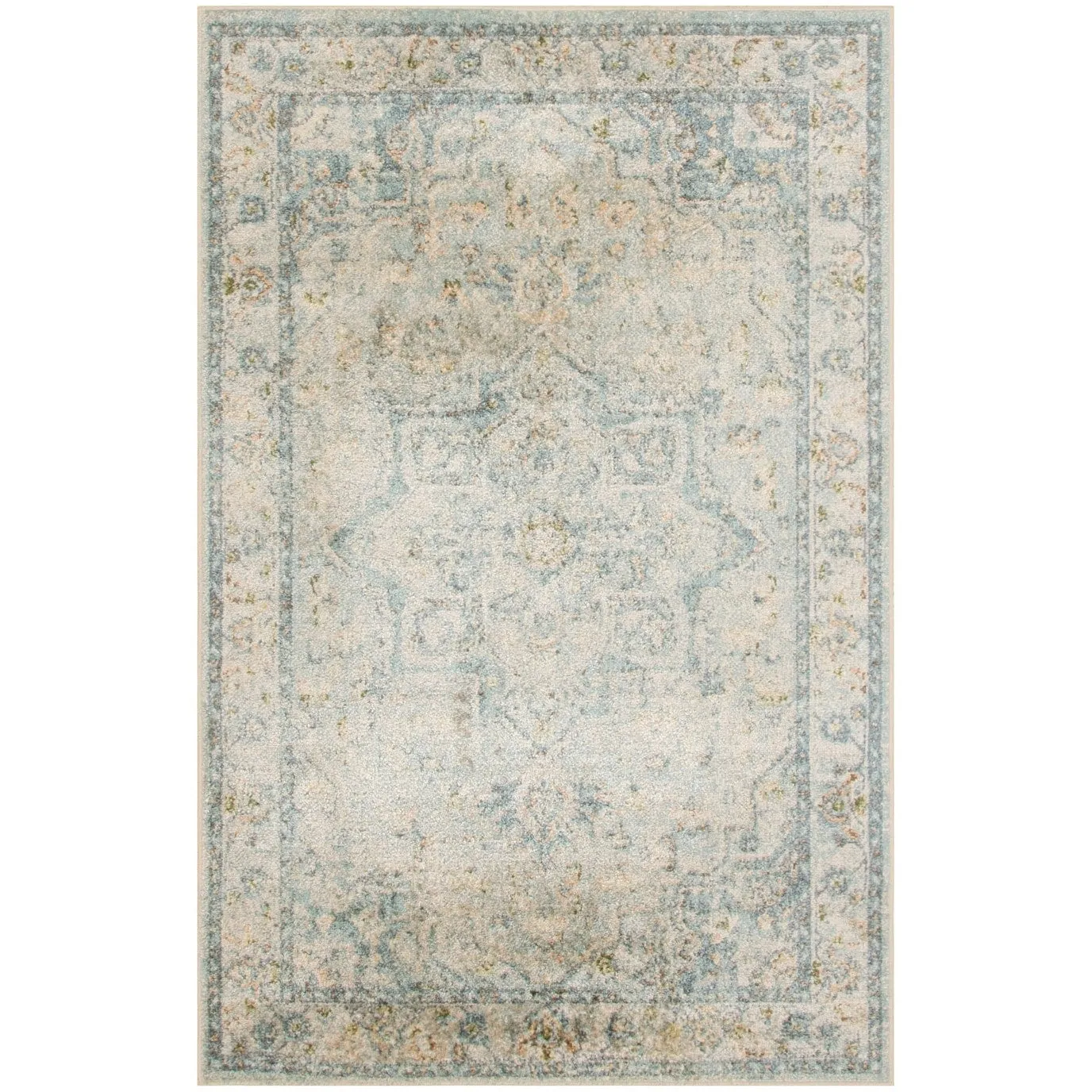 Nourison Astra Machine Washable Distressed Area Rug