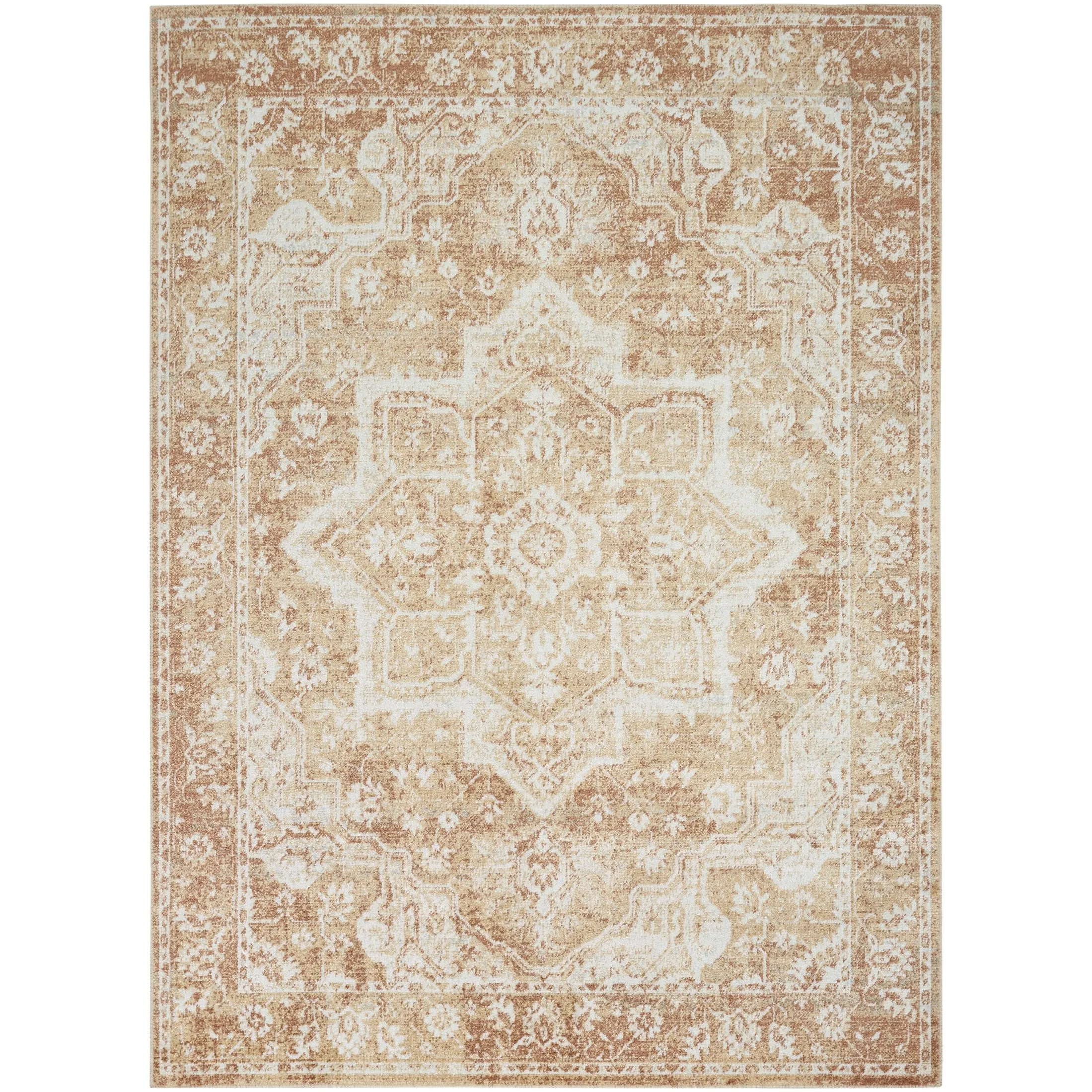 Nourison Astra Machine Washable Distressed Area Rug