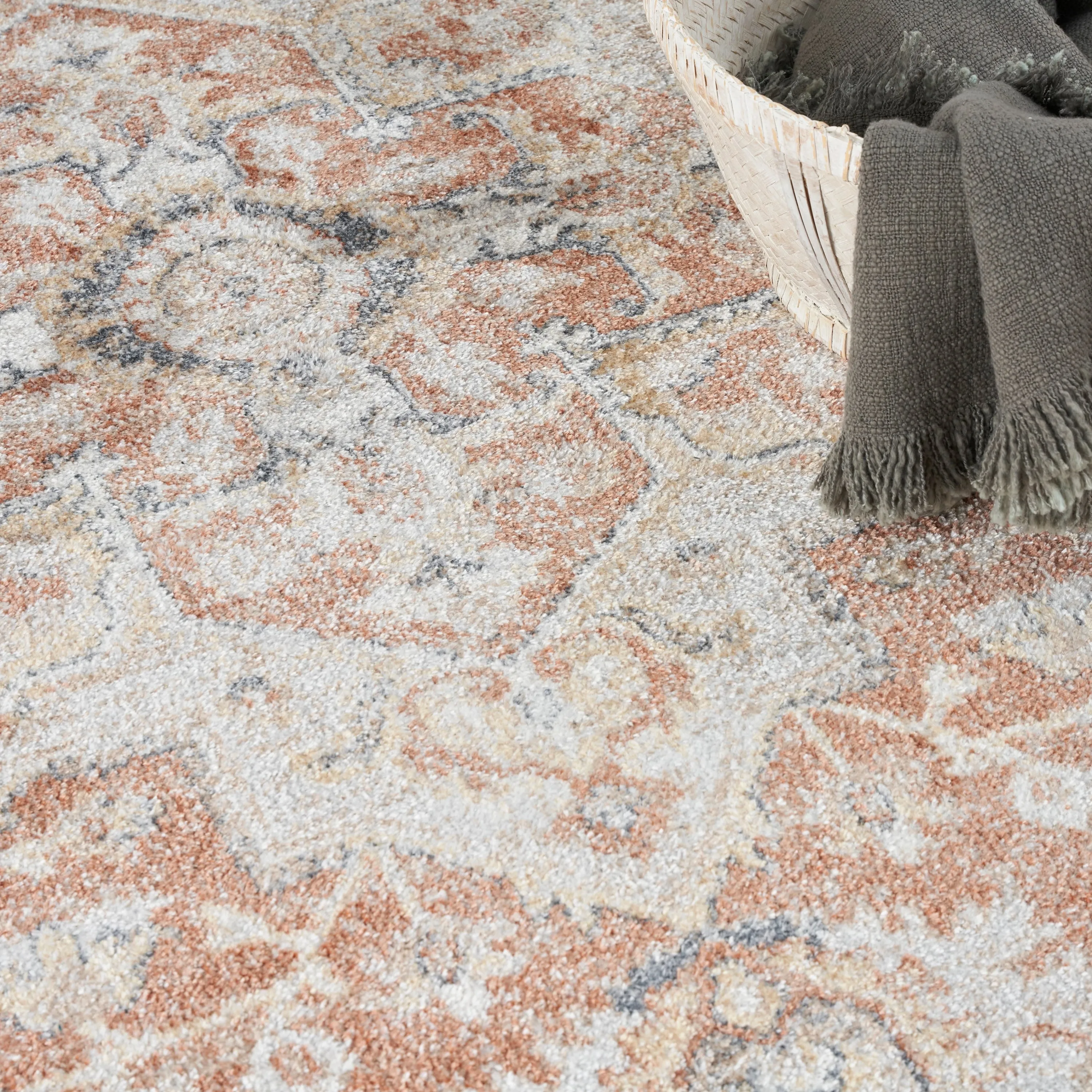 Nourison Astra Machine Washable Distressed Area Rug
