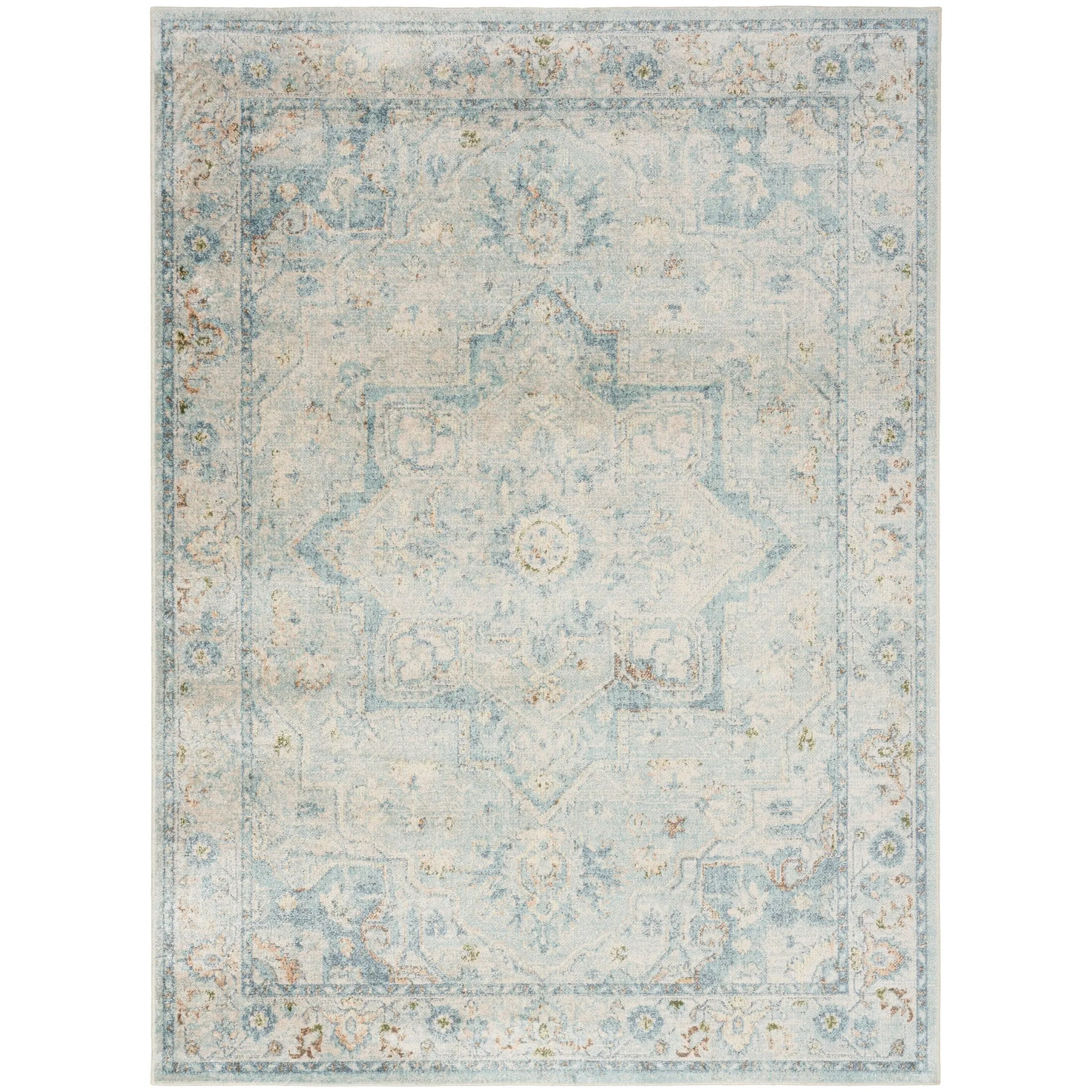 Nourison Astra Machine Washable Distressed Area Rug