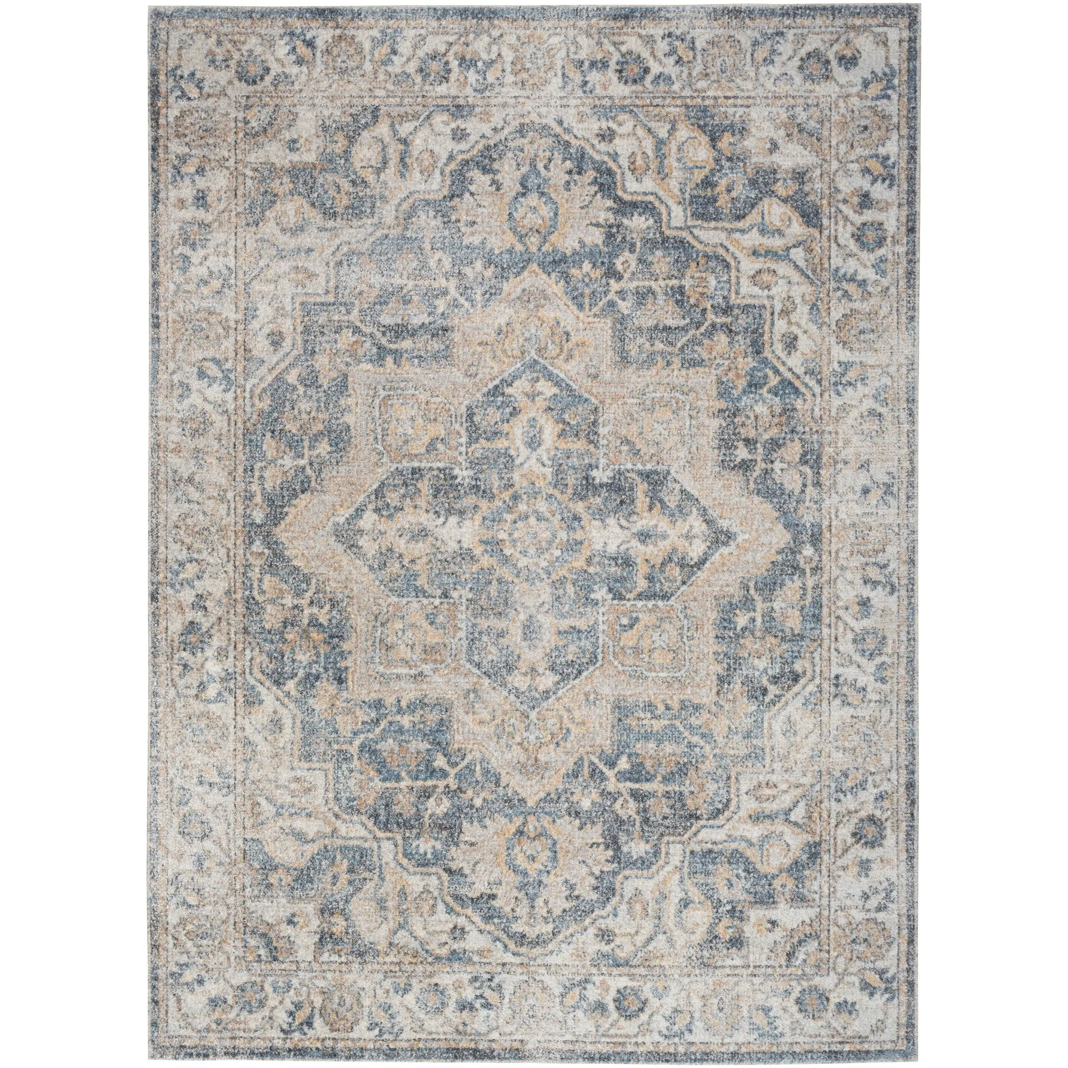 Nourison Astra Machine Washable Distressed Area Rug