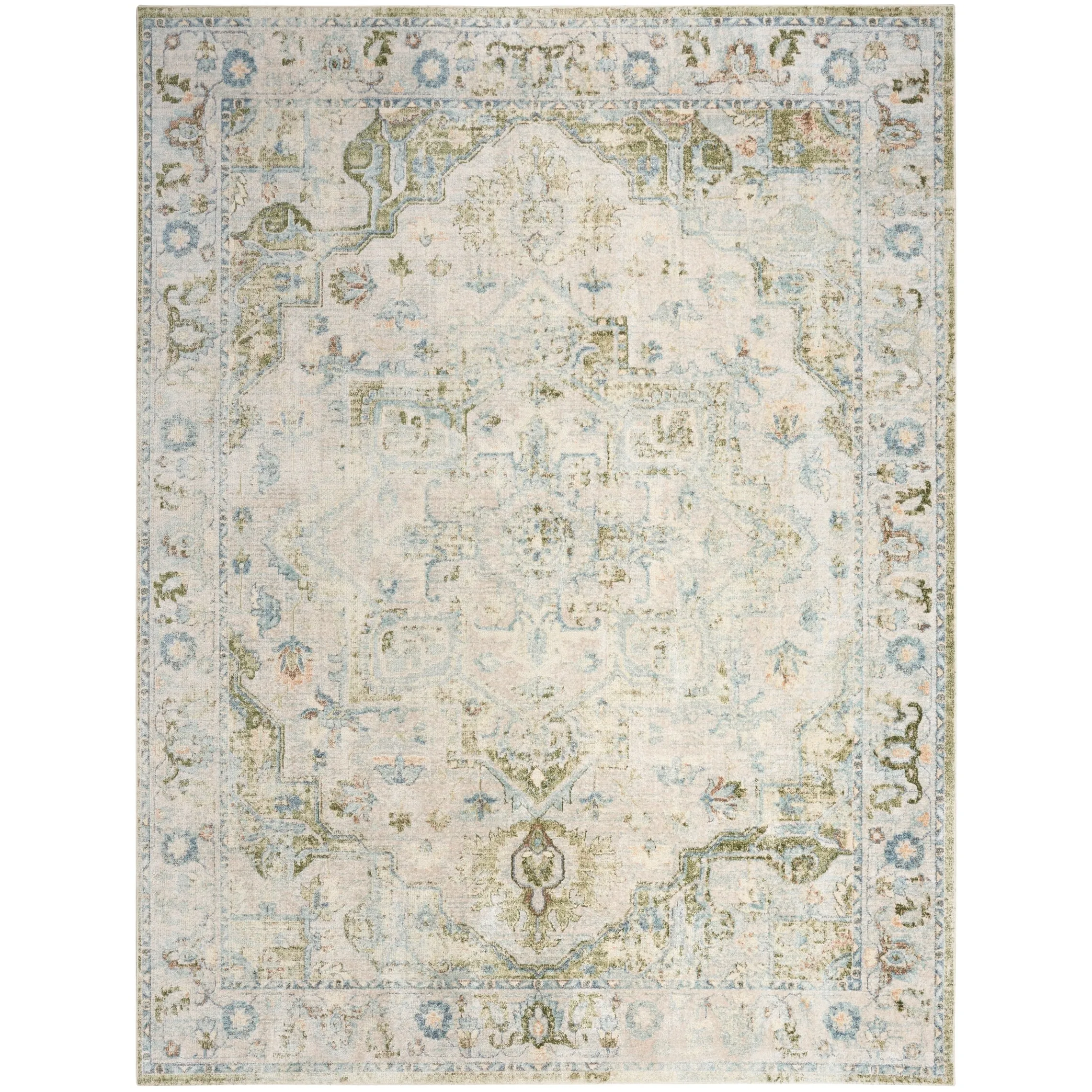 Nourison Astra Machine Washable Distressed Area Rug