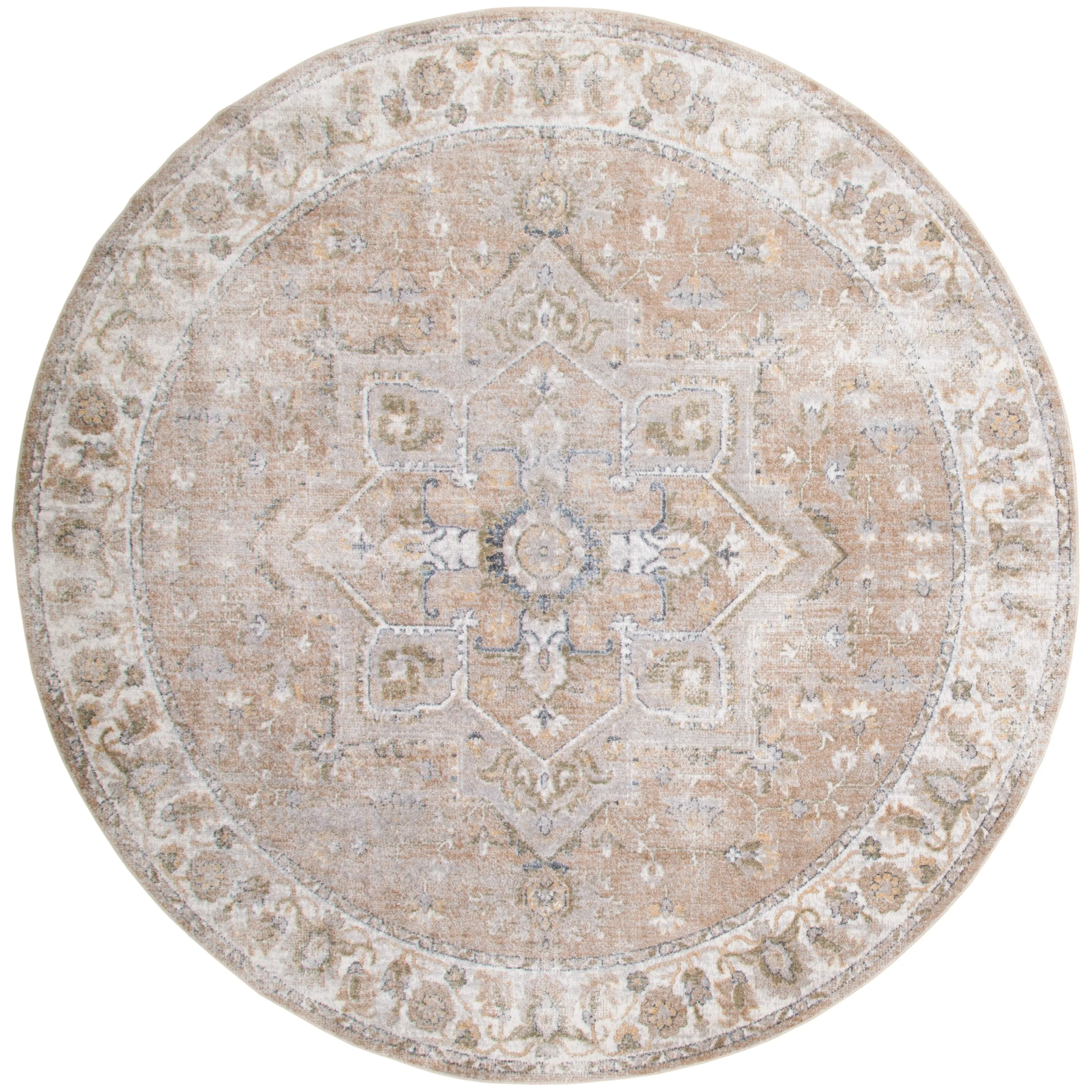 Nourison Astra Machine Washable Distressed Area Rug