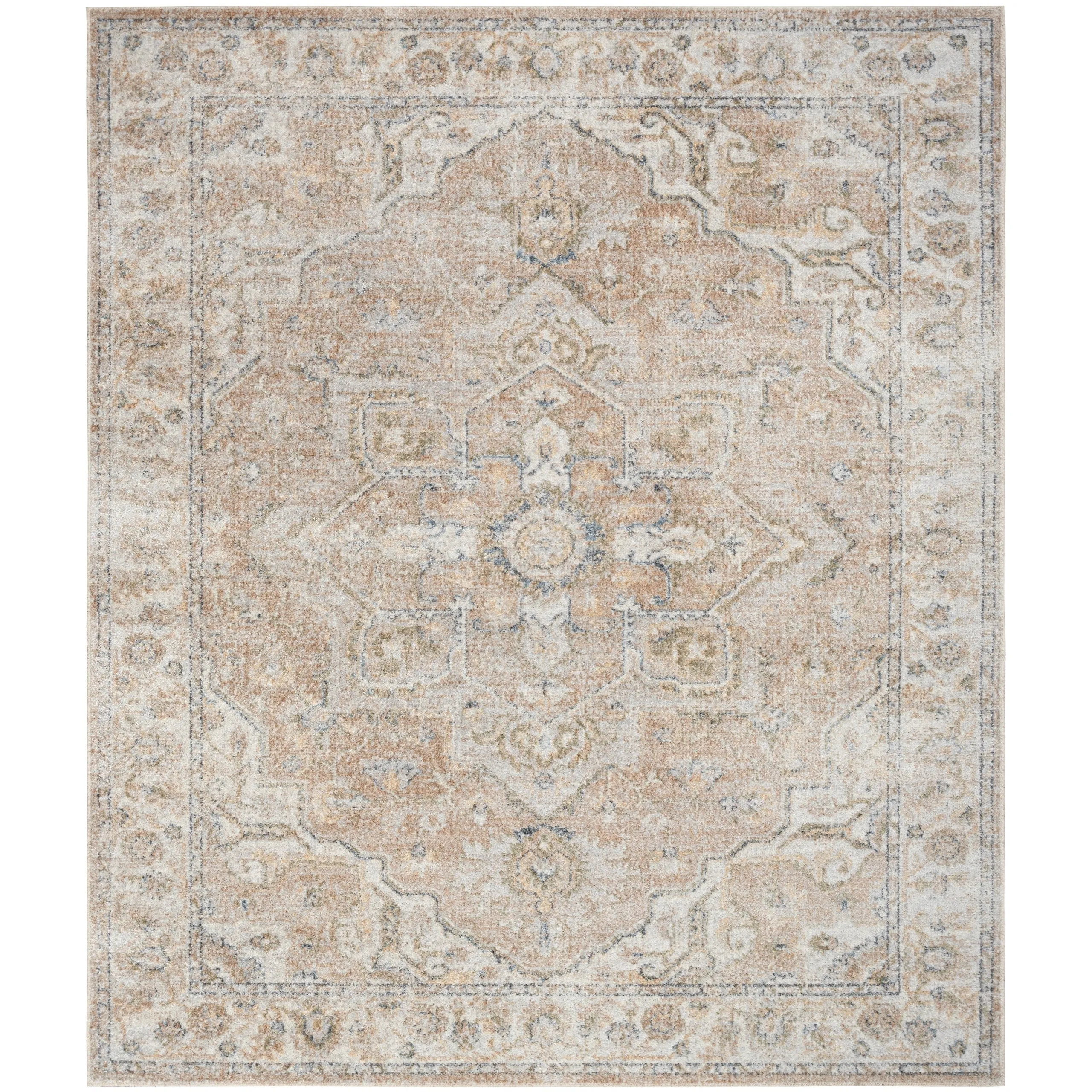 Nourison Astra Machine Washable Distressed Area Rug