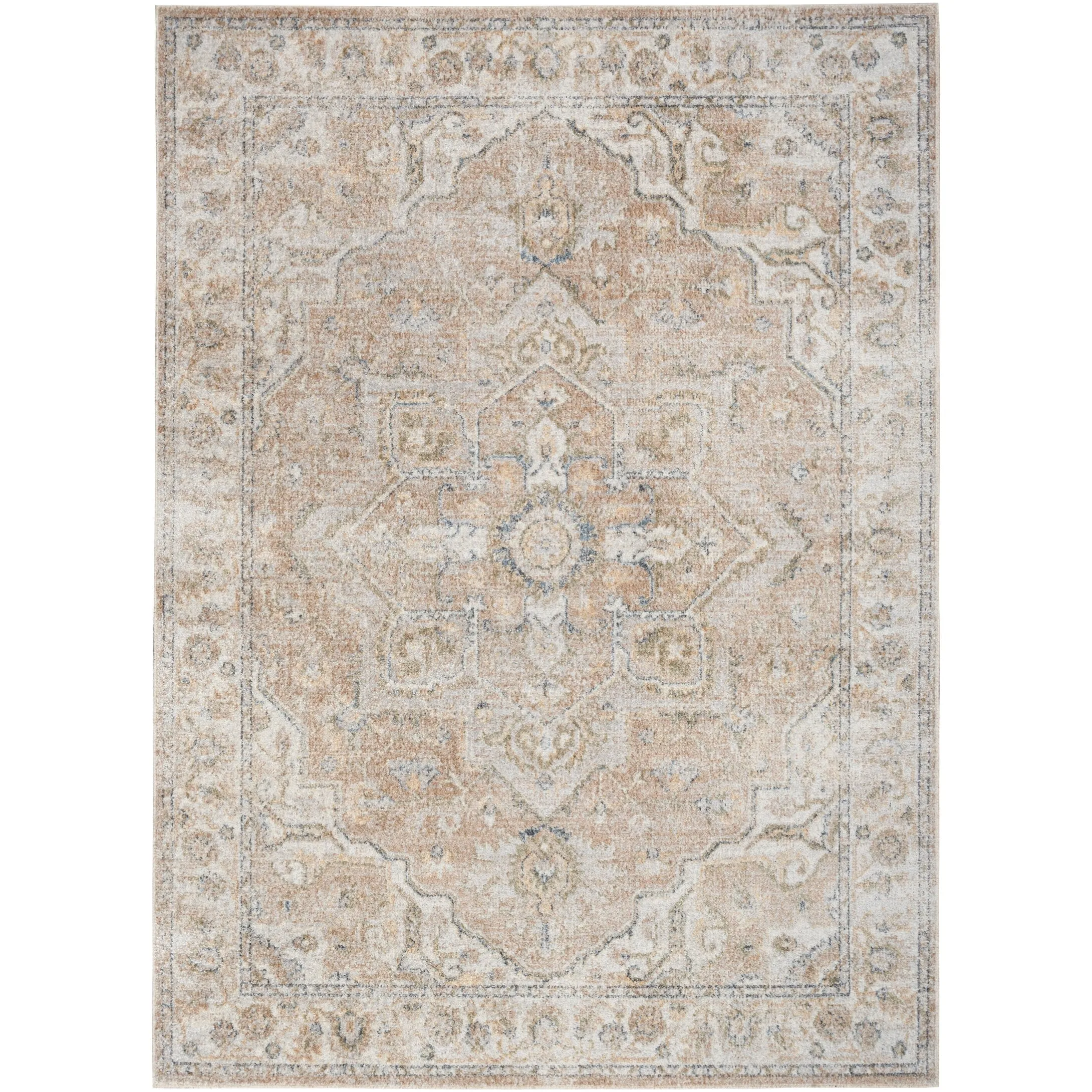 Nourison Astra Machine Washable Distressed Area Rug
