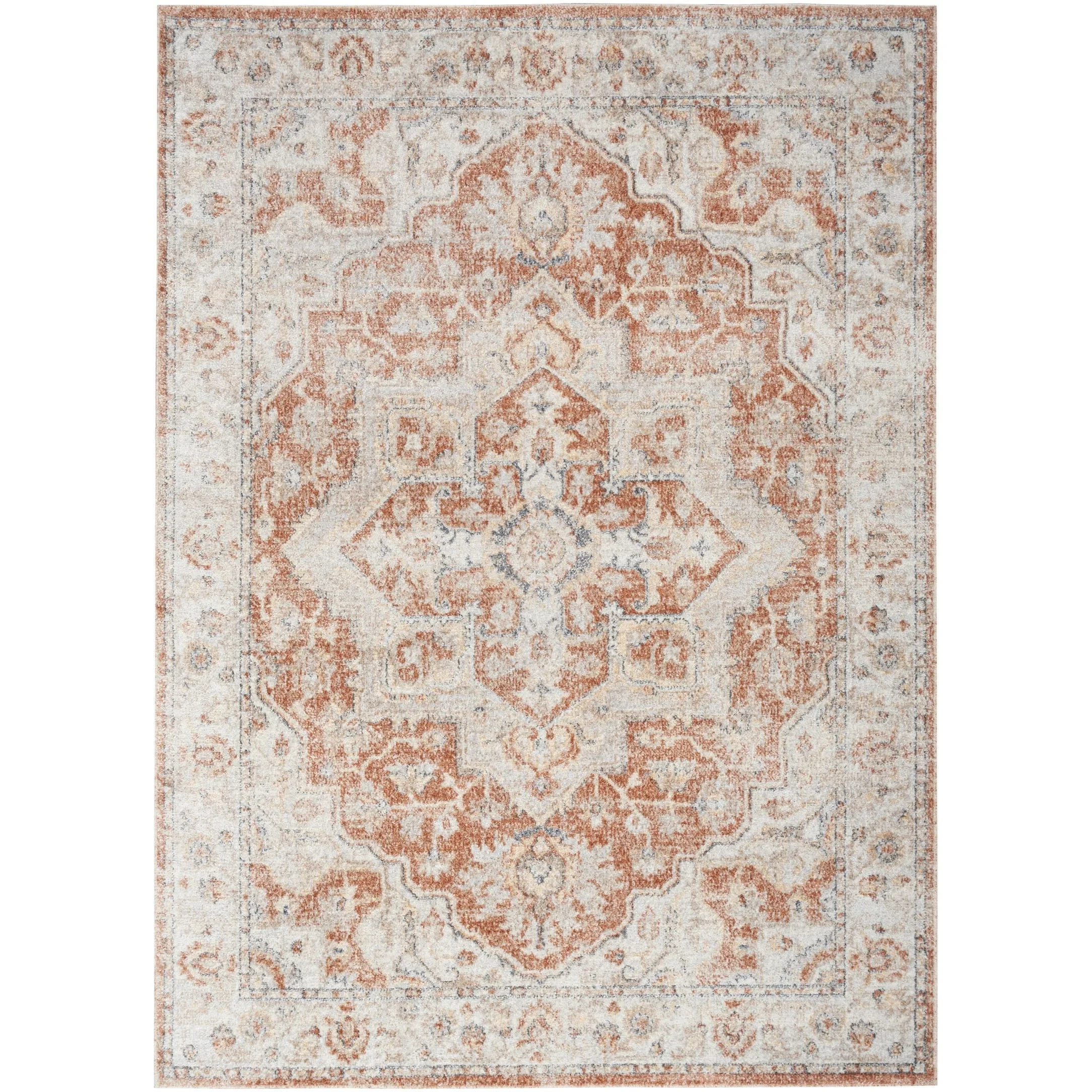 Nourison Astra Machine Washable Distressed Area Rug