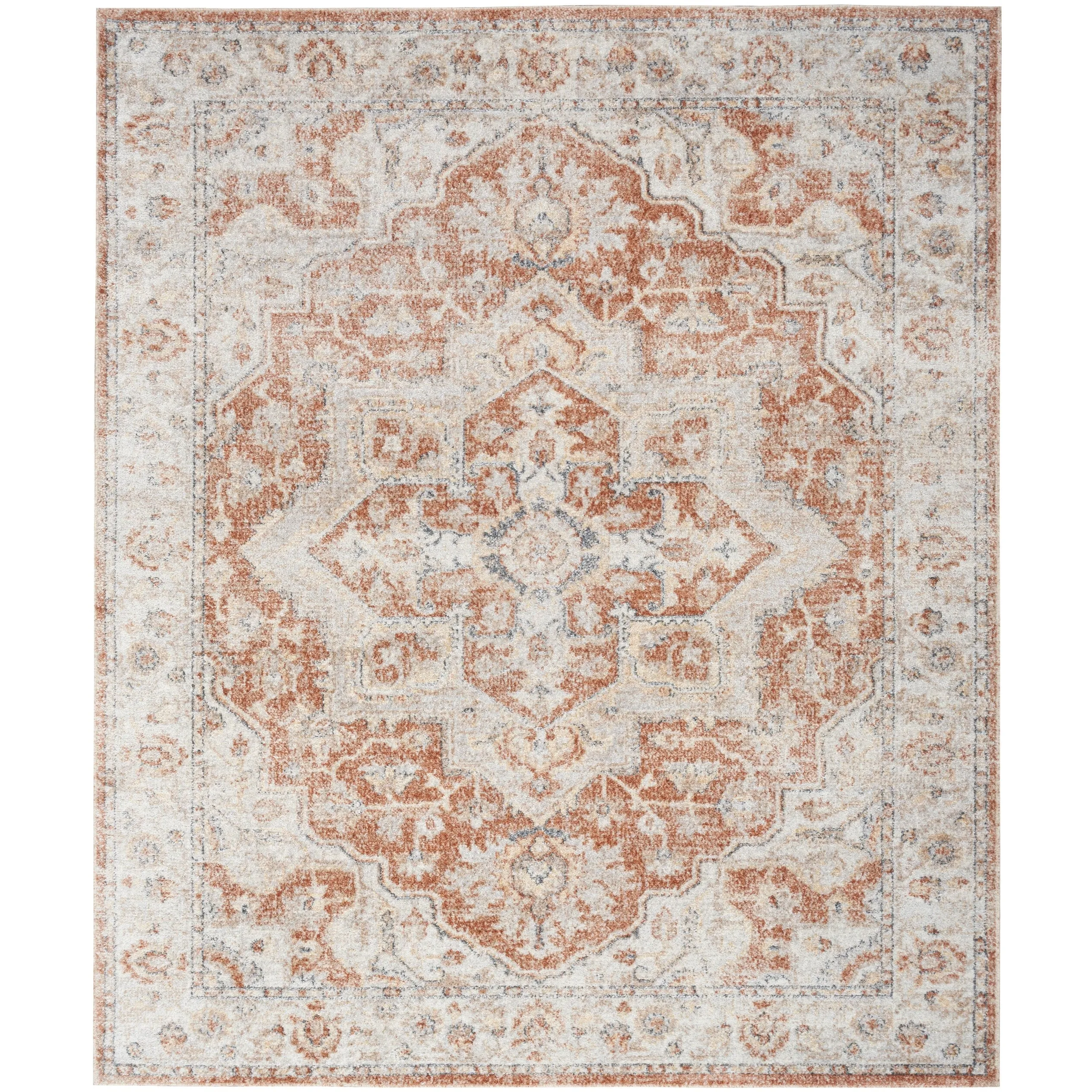 Nourison Astra Machine Washable Distressed Area Rug