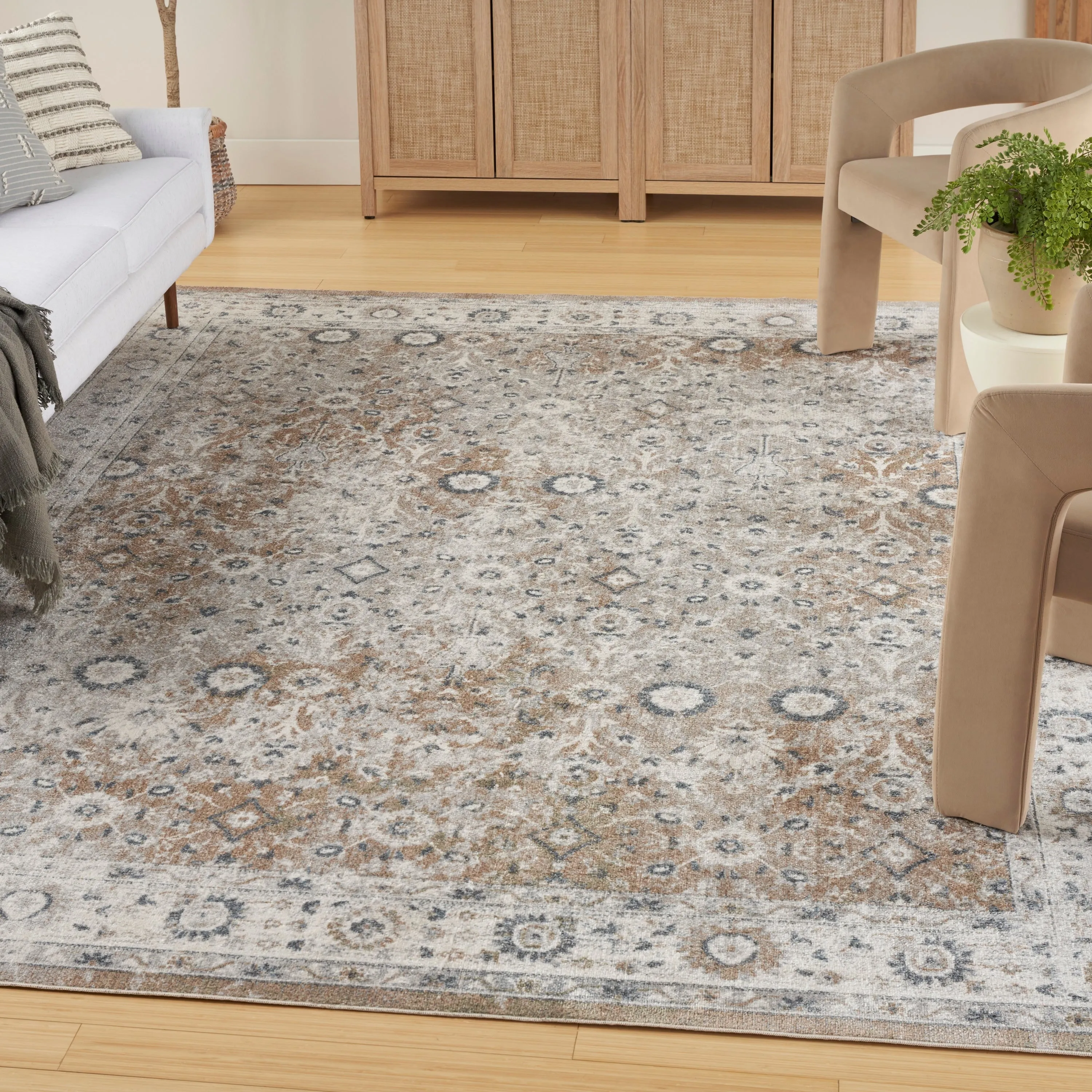 Nourison Astra Machine Washable Indoor only Persian Area Rug
